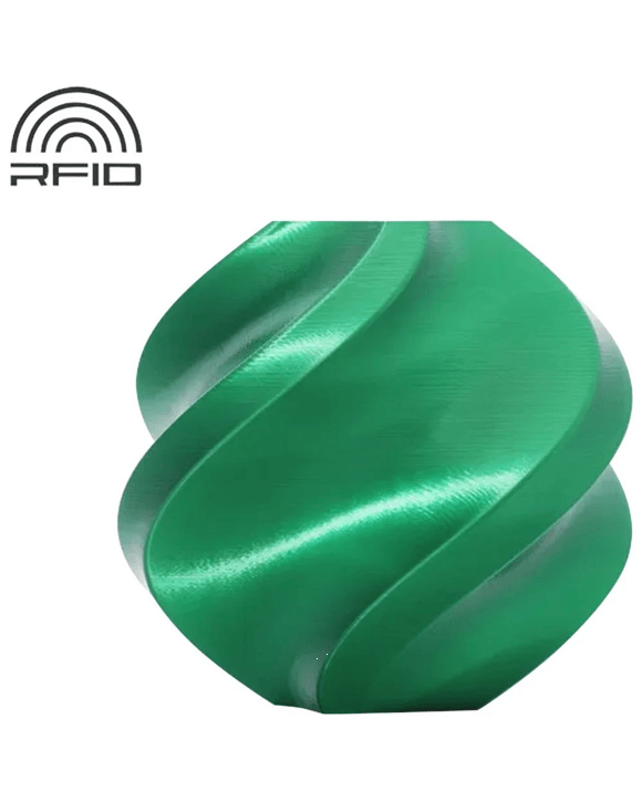 Bambu Lab PLA Silk 3D Filament Candy Green