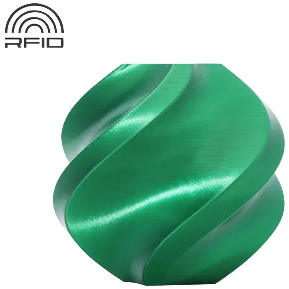 1 Bambu Lab PLA Silk 3D Filament Candy Green, 1 of 1