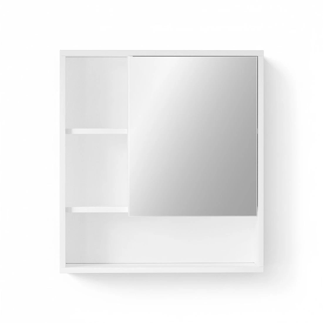 1 Cefito Bathroom Mirror Cabinet Mirro Medicine Adjustable Shelf Wall Mounted - White, 1 of 5