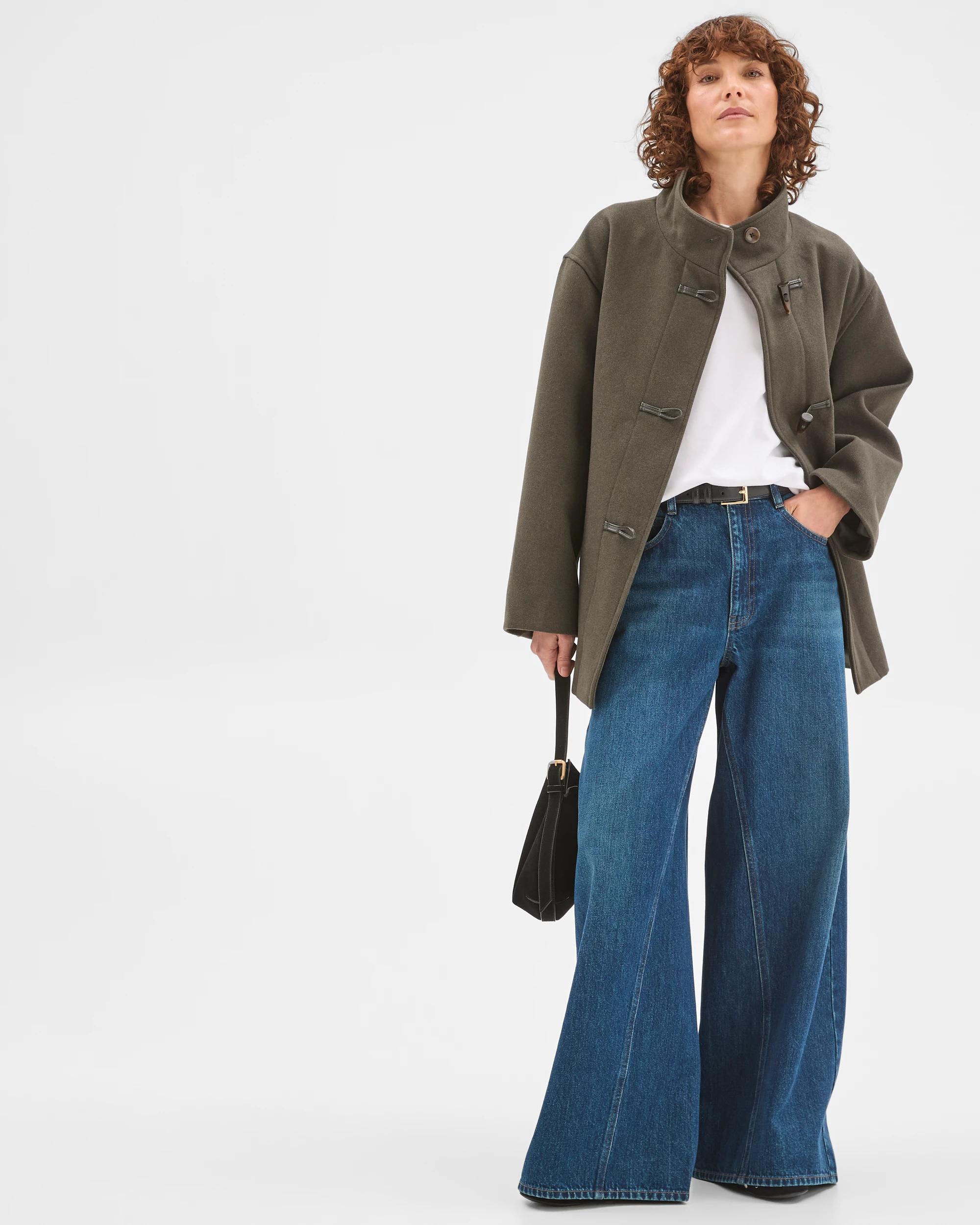 2 Target Woman Tie Waist Duffle Coat OREGANO, 2 of 10