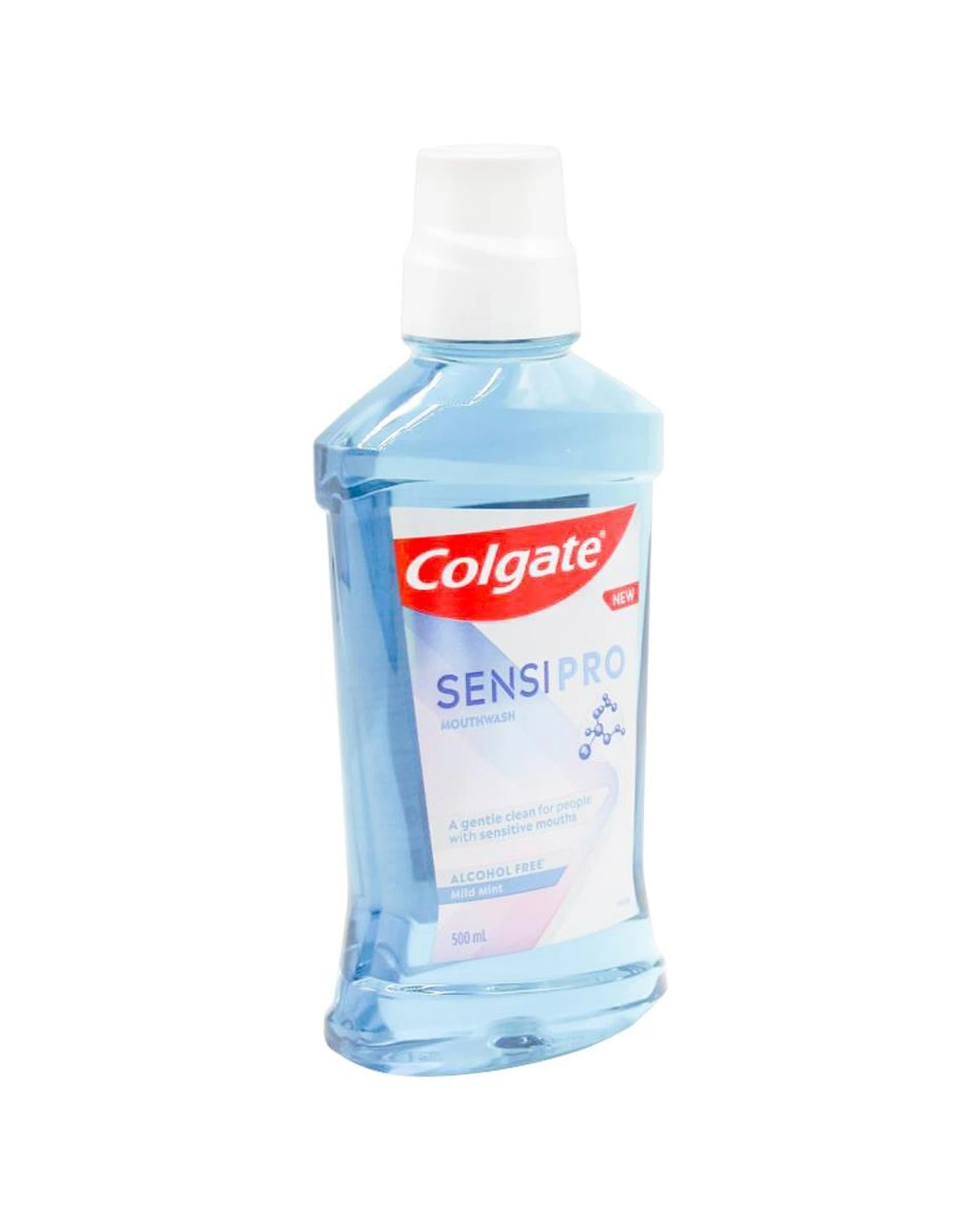 4 Colgate Sensipro 8PK Mouthwash Mild Alcohol Formula 500ml Sensitive Mouths - Blue, 4 of 4
