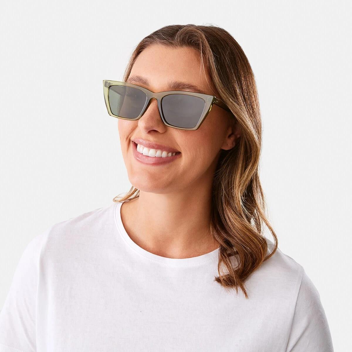 5 Cat Eye Sunglasses Green1, 5 of 6