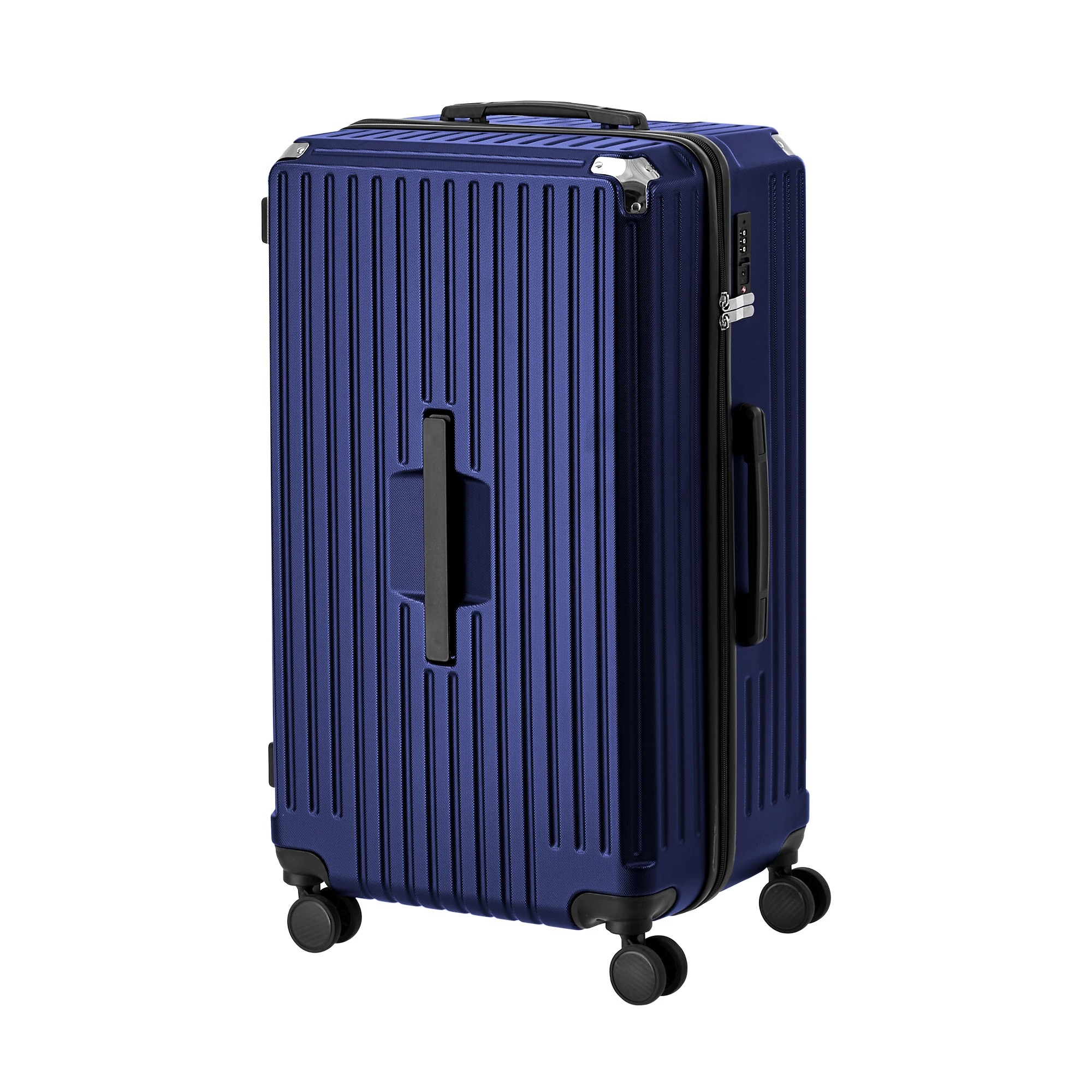 7 Mazam 28" Luggage Suitcase TSA Hard Shell Case with Cup Holder - Blue, 7 of 9