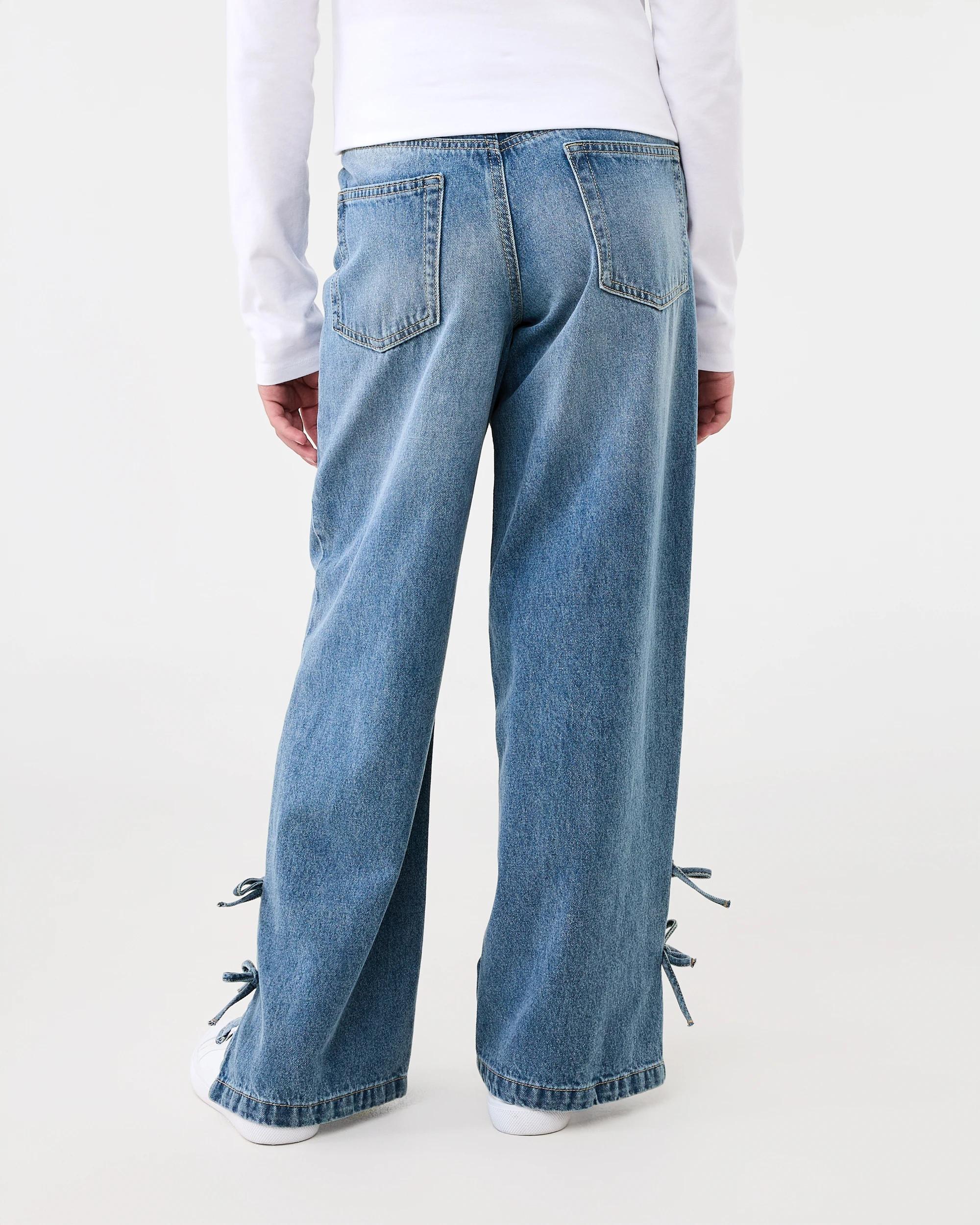 2 Side Bow Jeans Light Wash, 2 of 8