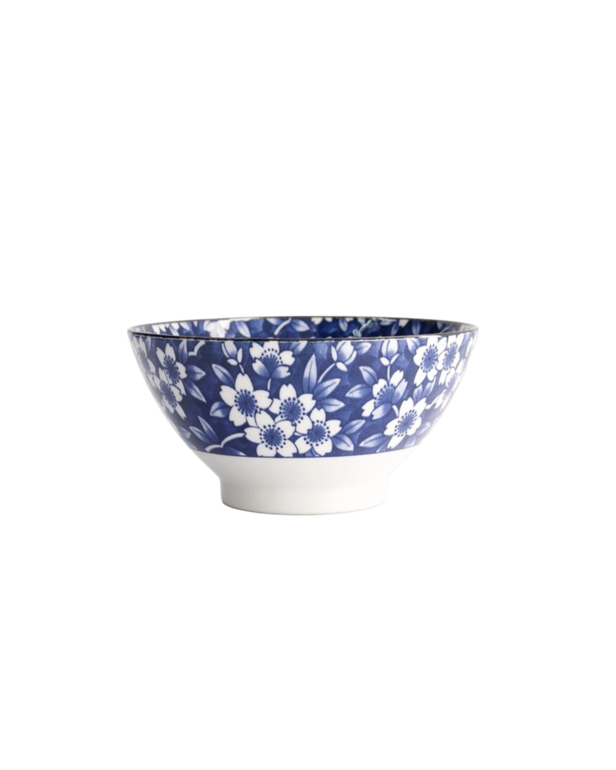 1 Tokyo Design Tokyo Sakura Ramen Bowl 18x9cm Microwave Dishwasher Safe - Blue, 1 of 4