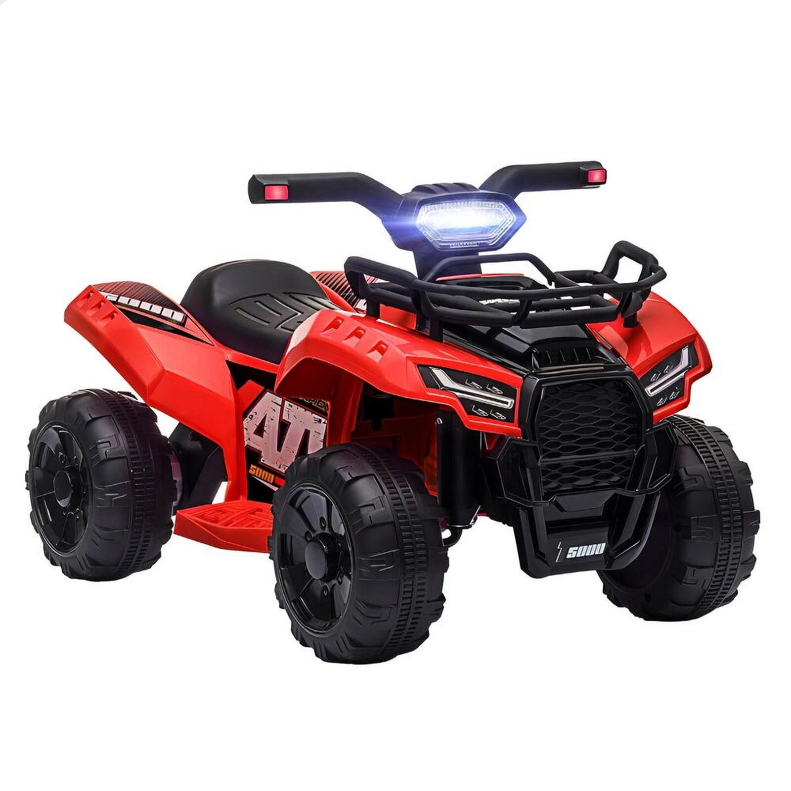 1 Alfordson Kids Ride On Car Electric ATV Toy 25W Motor W/ USB MP3 LED Lights - Red, 1 of 10