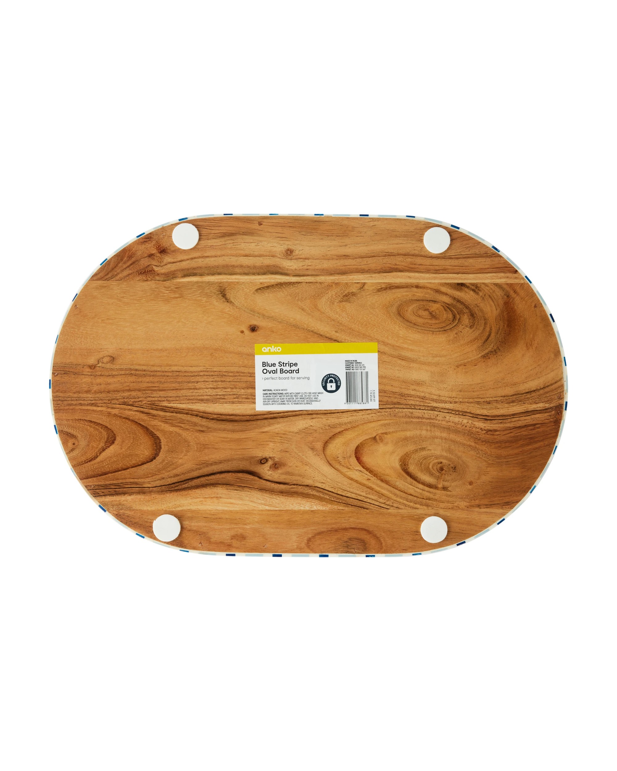 5 Blue Stripe Oval Board, 5 of 5