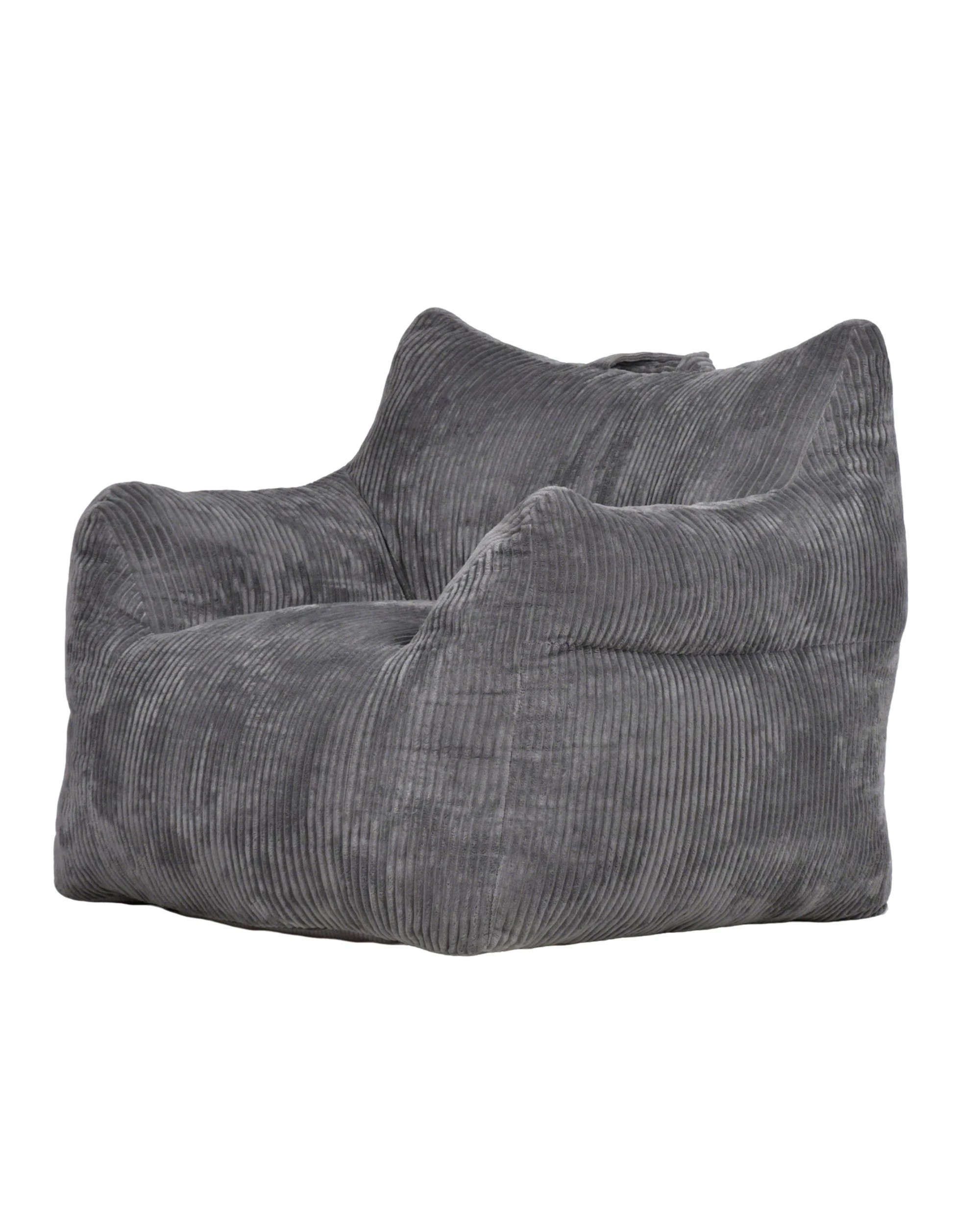 6 Advwin Bean Bag Chair Sofa w/ Armrest Handle Adults Teens Corduroy Lazy Floor Sofa, 6 of 8