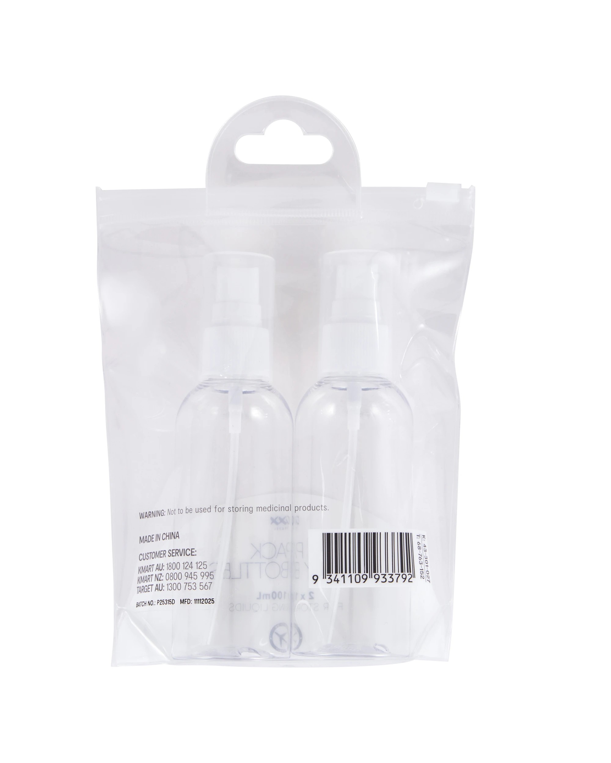 4 2 Pack Travel Solutions Spray Bottles, 4 of 4