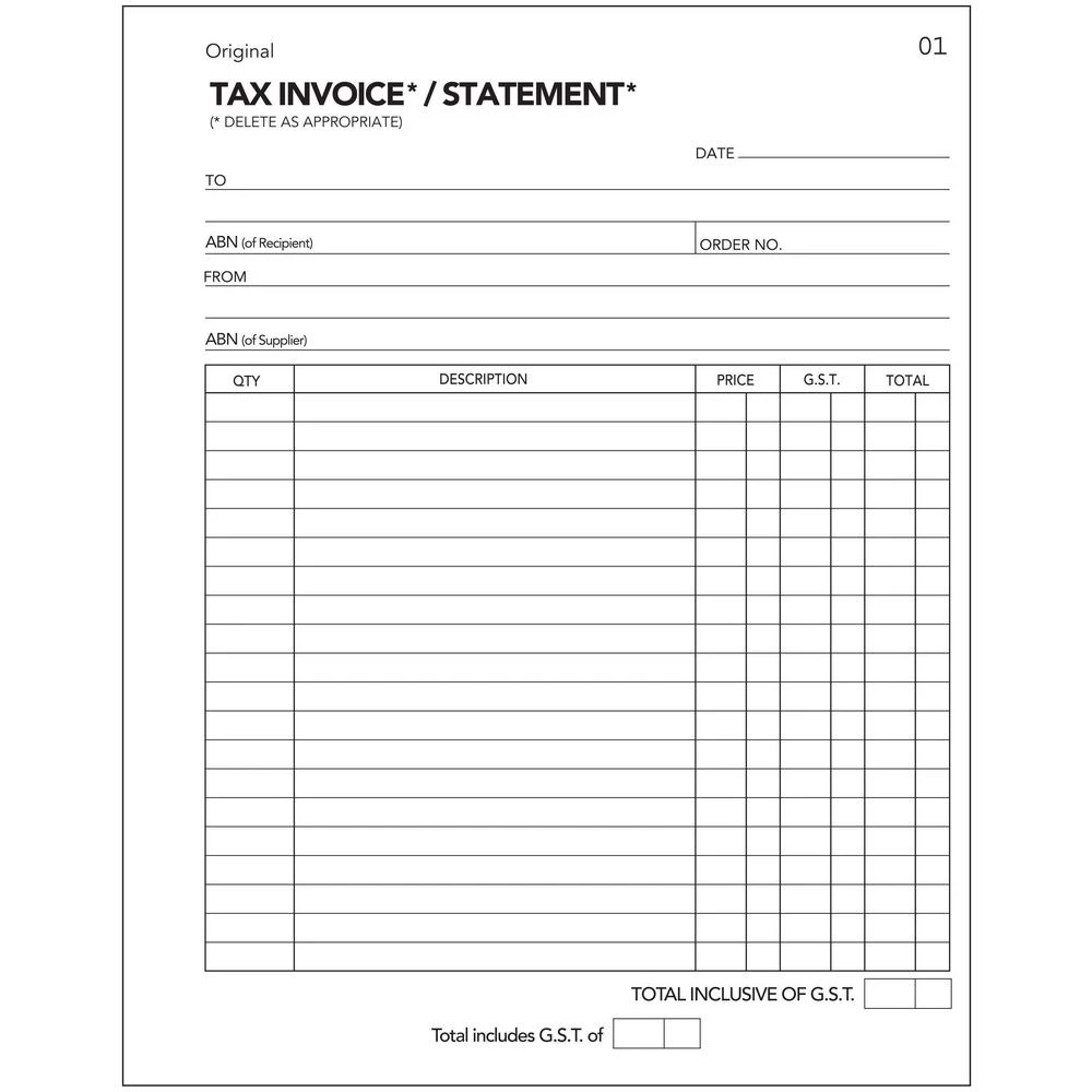 2 Olympic No.726 Carbonless Duplicate Invoice/Statement Book, 2 of 2