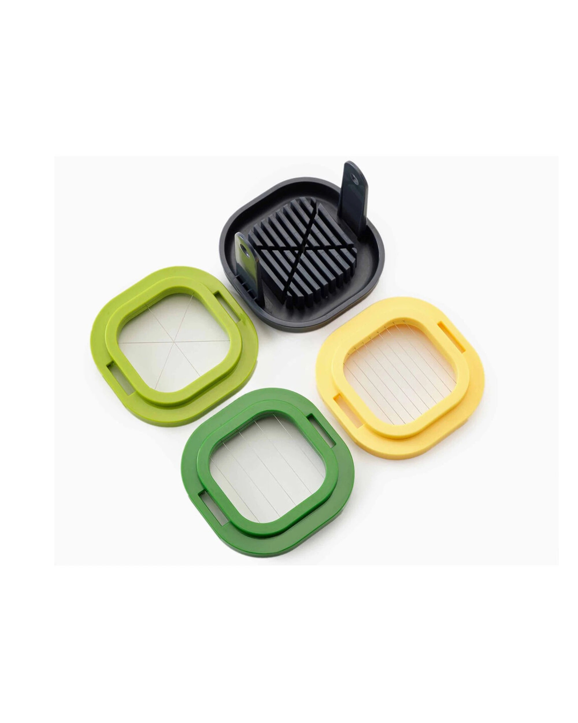 7 Joseph Joseph 2PK Prep 12cm Mini Manual Chopper Slicer With Food Grip - Green, 7 of 7