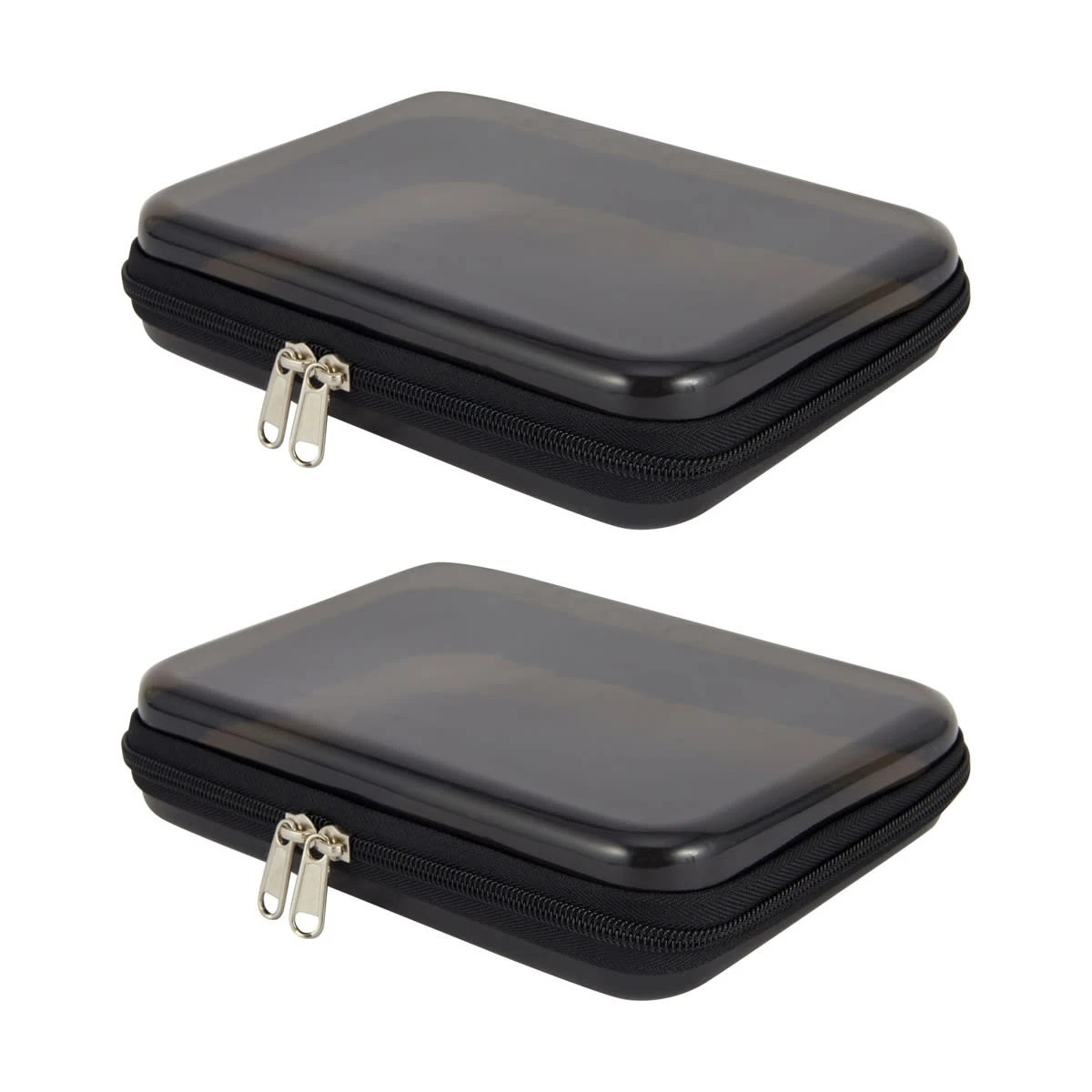 2 2 Pack Clear Packing Cubes - Black, 2 of 8