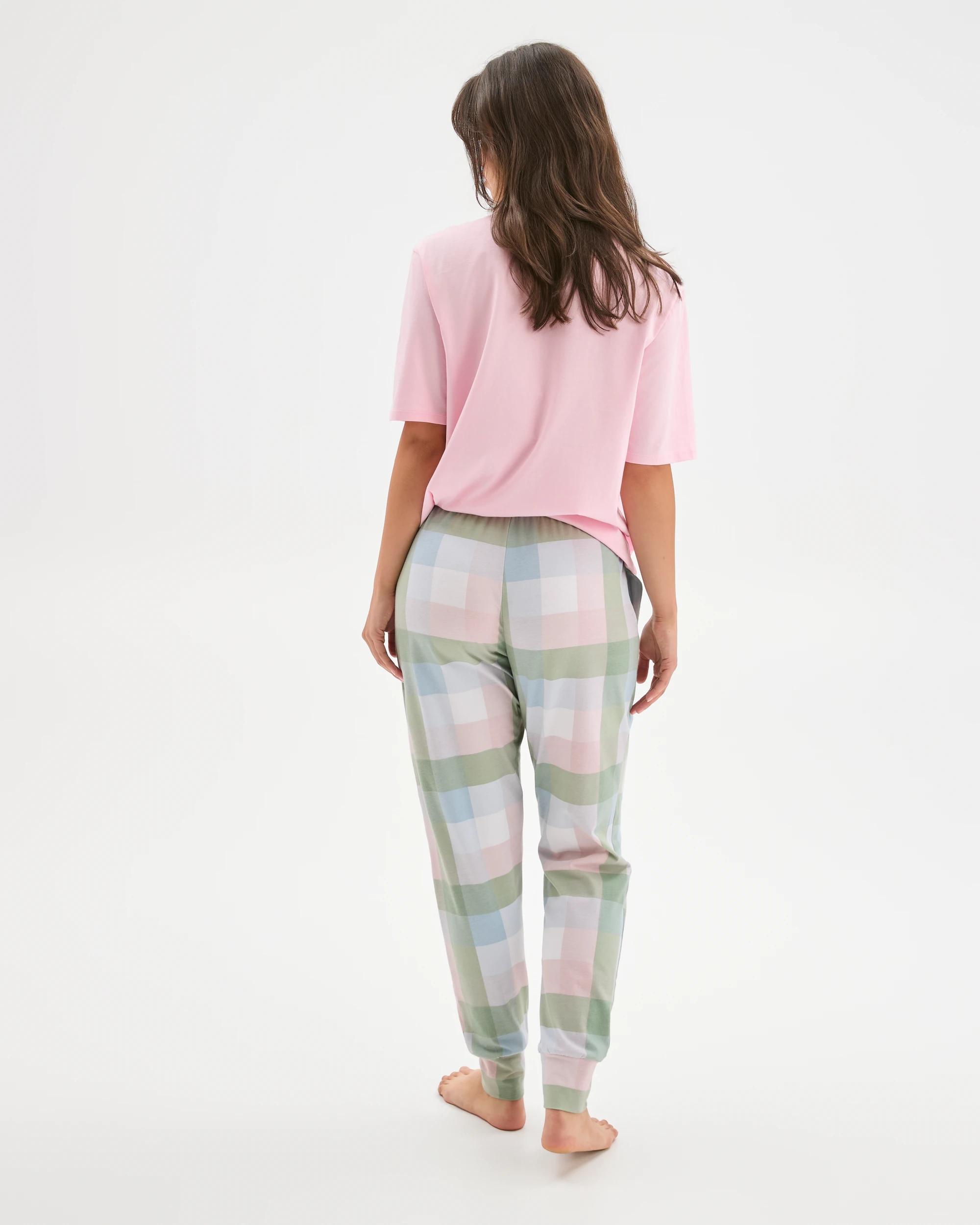 5 Target Woman Australian Cotton Printed Sleep Joggers BLOOM CHECK, 5 of 5