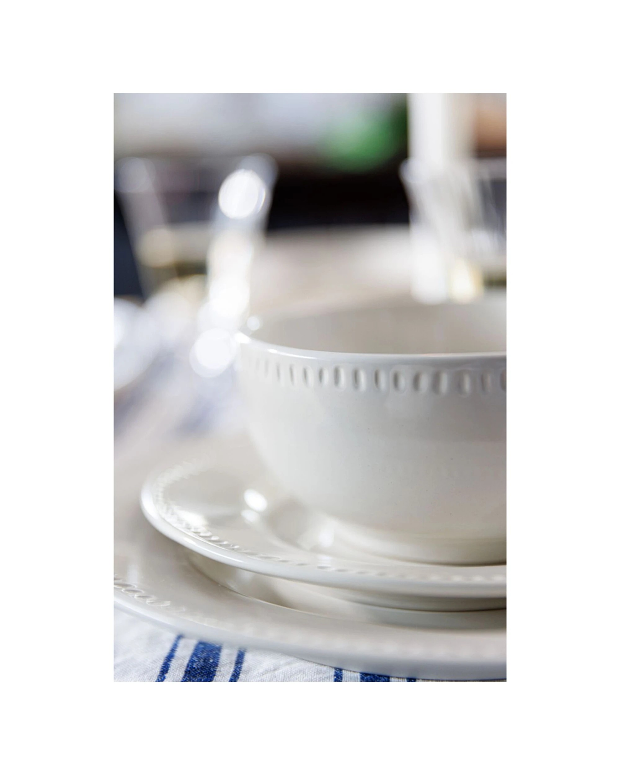 2 Mikasa 4pc Cranborne Stoneware Cereal Bowl Set 15cm - White, 2 of 8