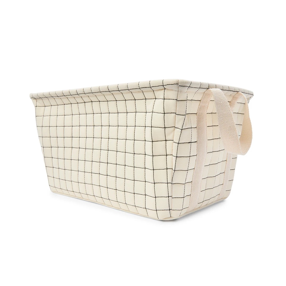 5 Rectangle Quilted Basket - Beige, 5 of 8