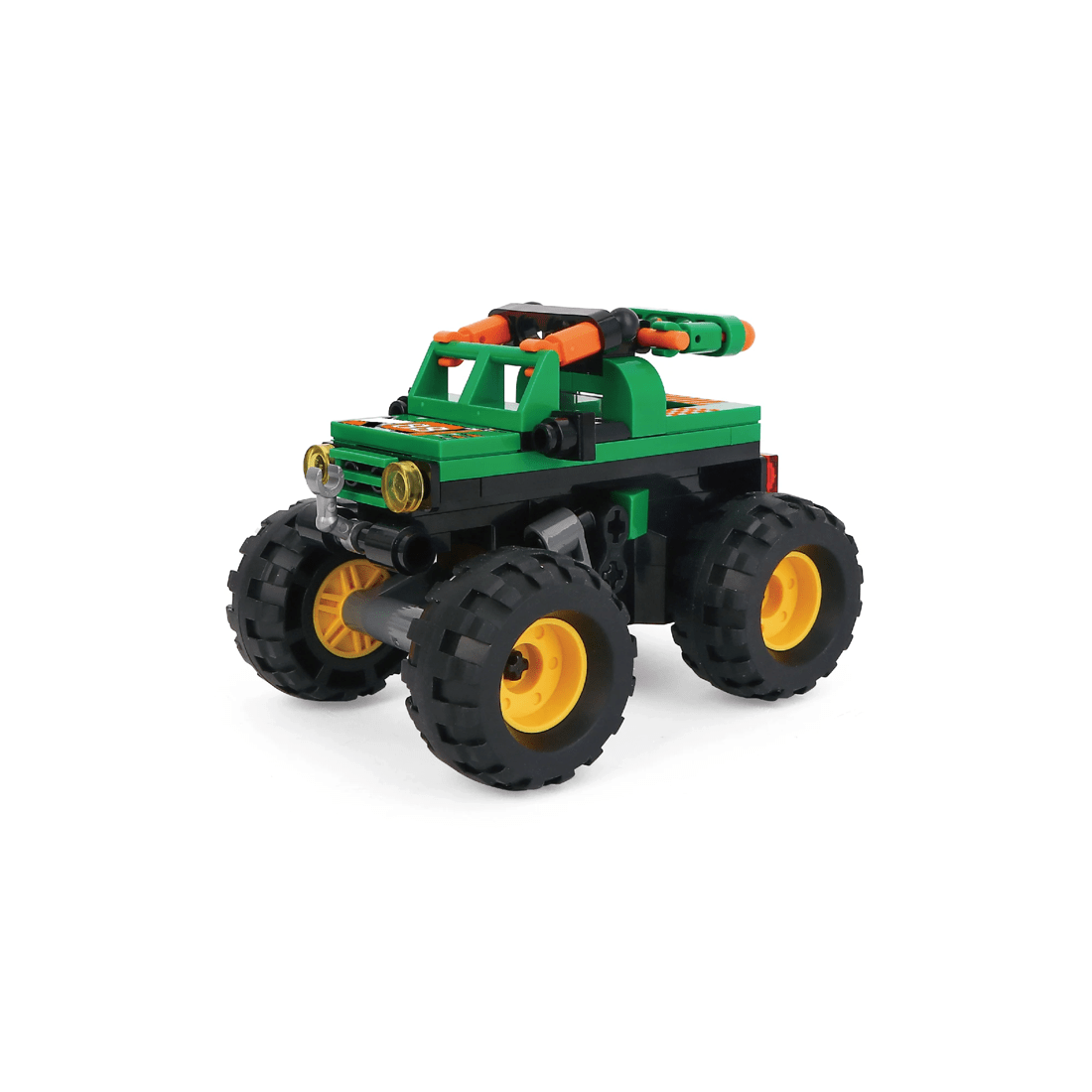 2 Mini Blocks Vehicle Series: Pull Back Monster Truck - Assorted, 2 of 6