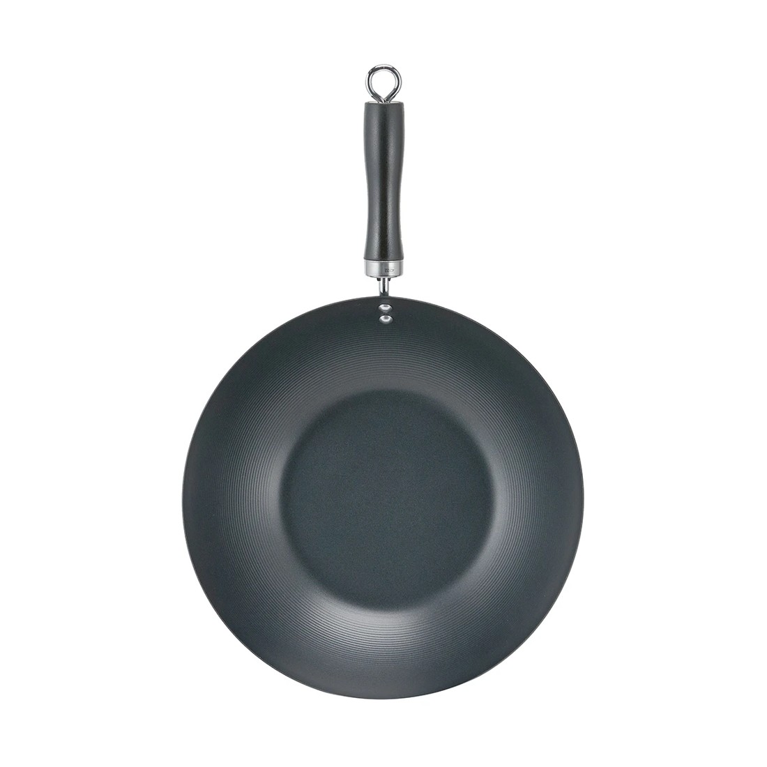 2 30cm Carbon Steel Non-Stick Stir-fry Wok, 2 of 7