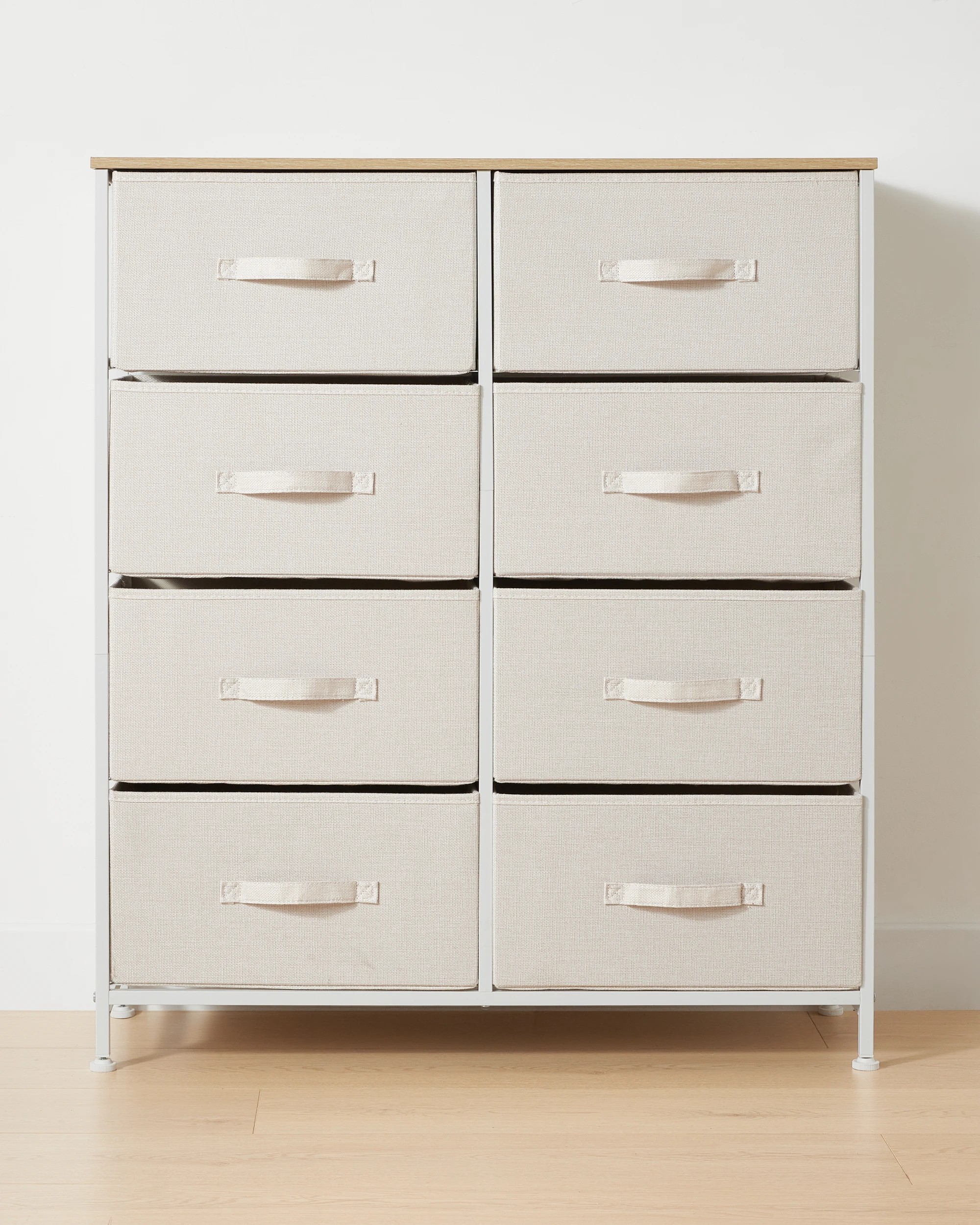 3 Linen Look 8 Drawer Chest - Beige, 3 of 8