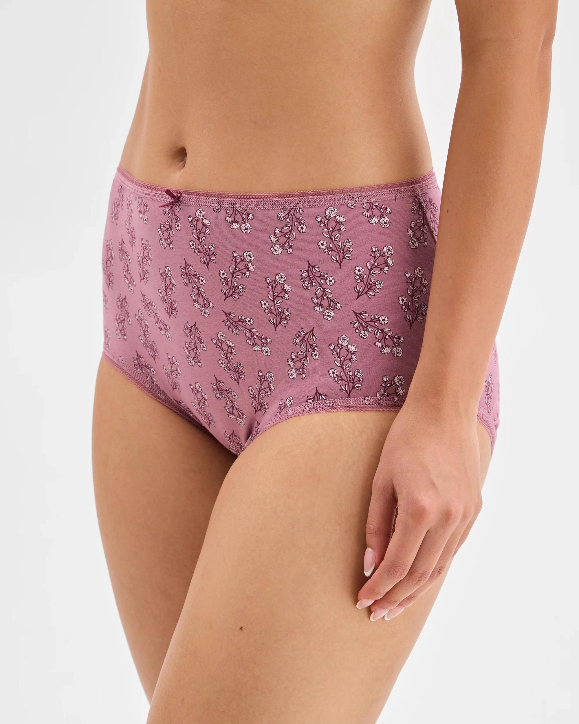 3 Target Woman Cotton/Elastane 5 Pack Full Briefs BOHO BLOOM, 3 of 5