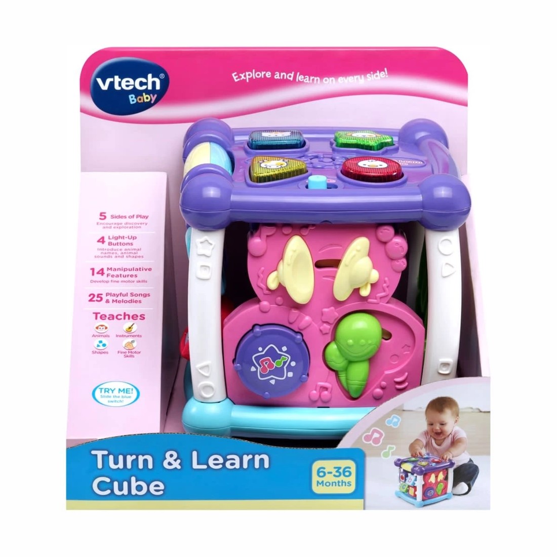 1 VTech Turn & Learn Cube Toy, 1 of 3