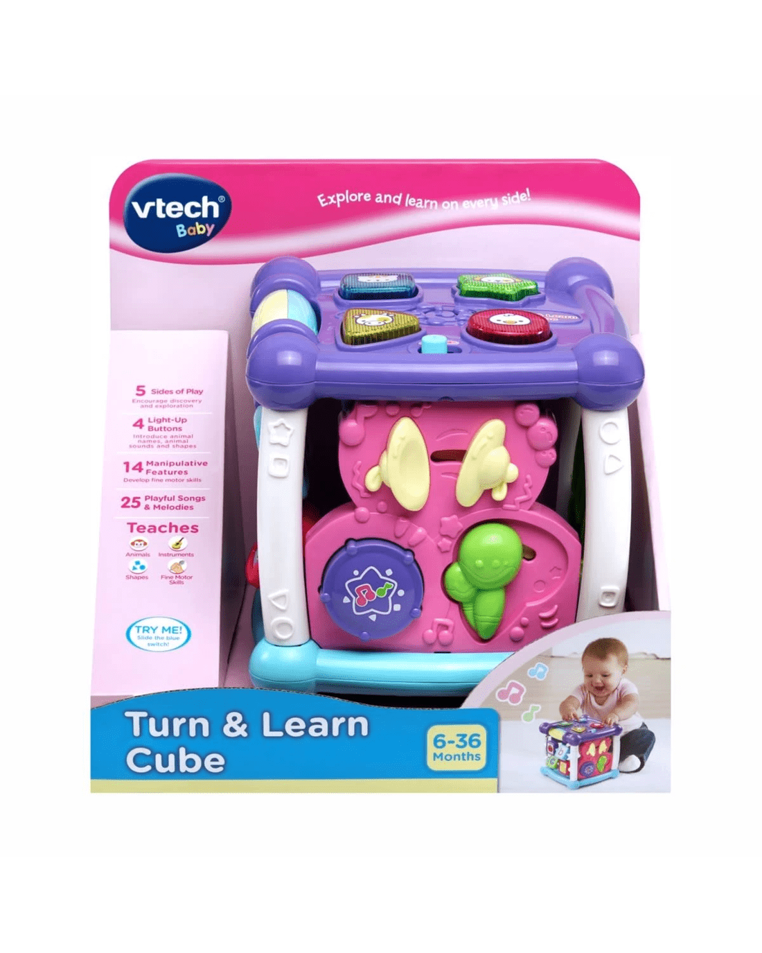 1 VTech Turn & Learn Cube Toy, 1 of 3