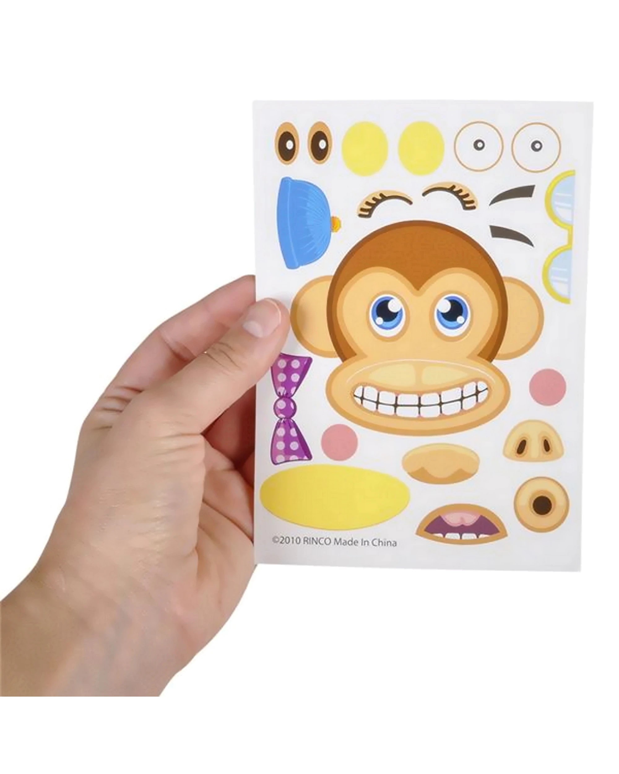 4 Partyrama Create Your Own Zoo Animal Stickers Set of 12, 4 of 4