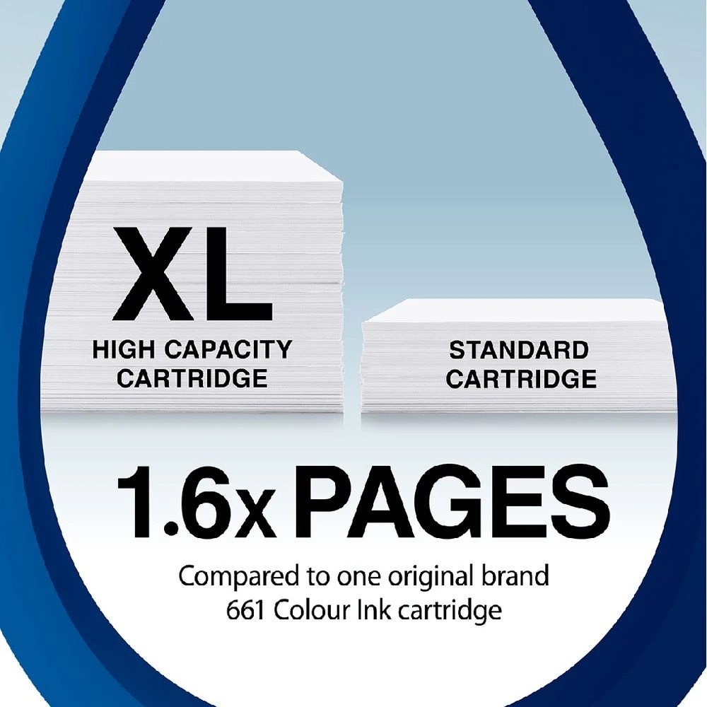 4 Calidad Canon Compatible CL-661XL Ink Cartridge Tricolour, 4 of 7