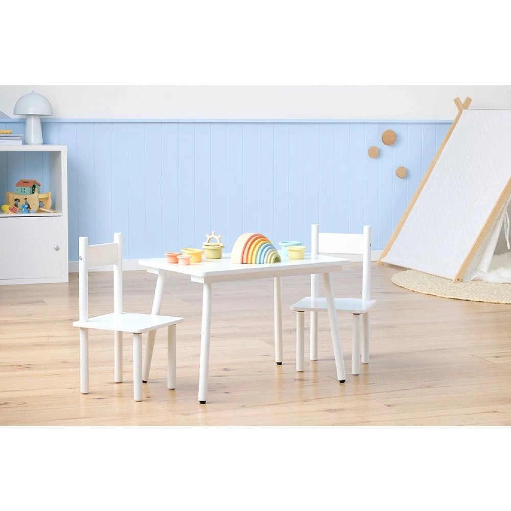 10 Kadink Nix Kids Table and Chairs Set White, 10 of 10