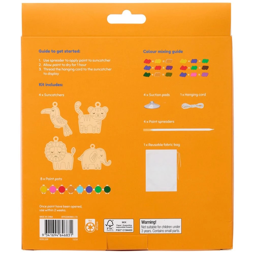 3 Kadink Suncatcher Kit Jungle 4 Pack, 3 of 3