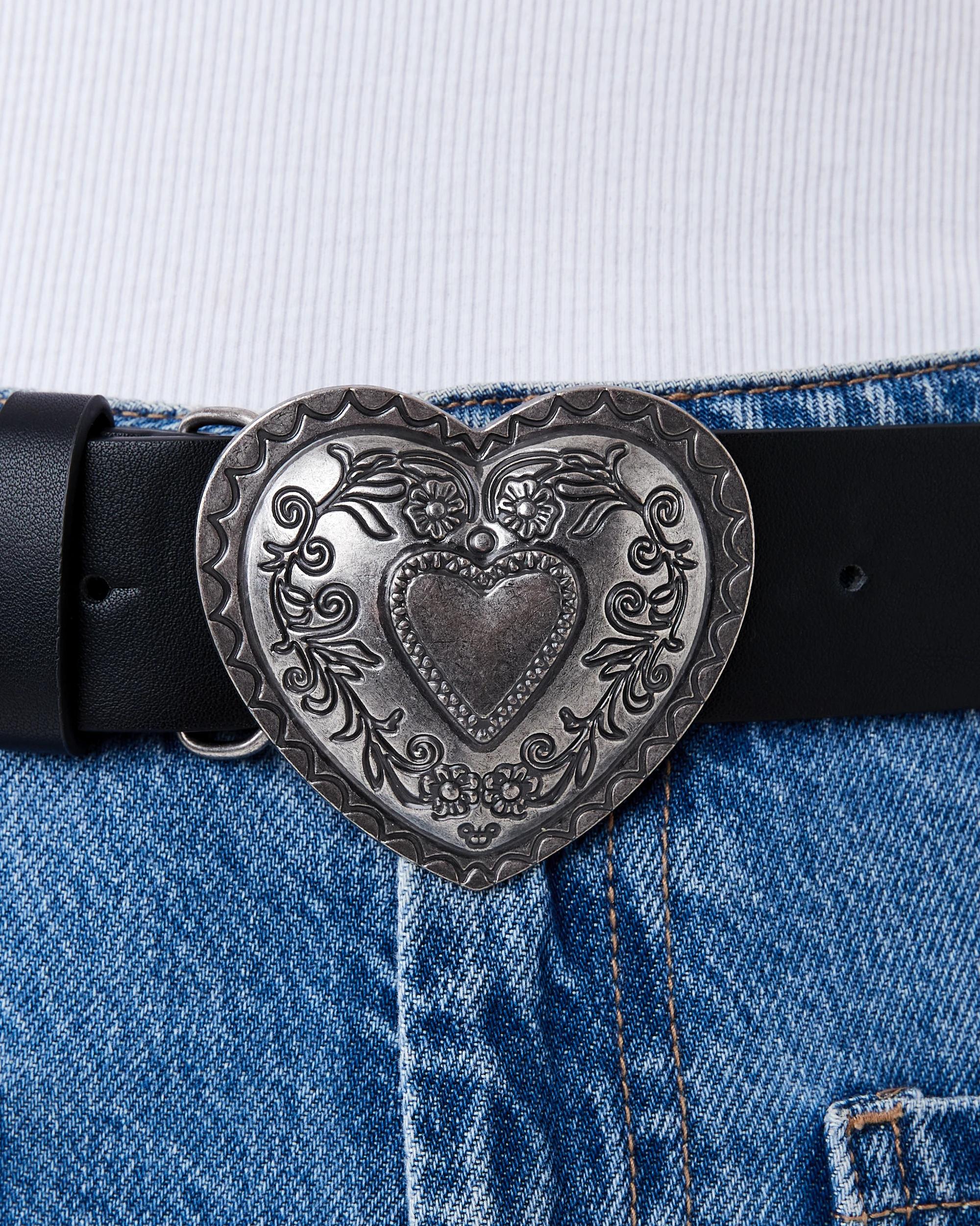 4 Heart Conch Belt Black, 4 of 4