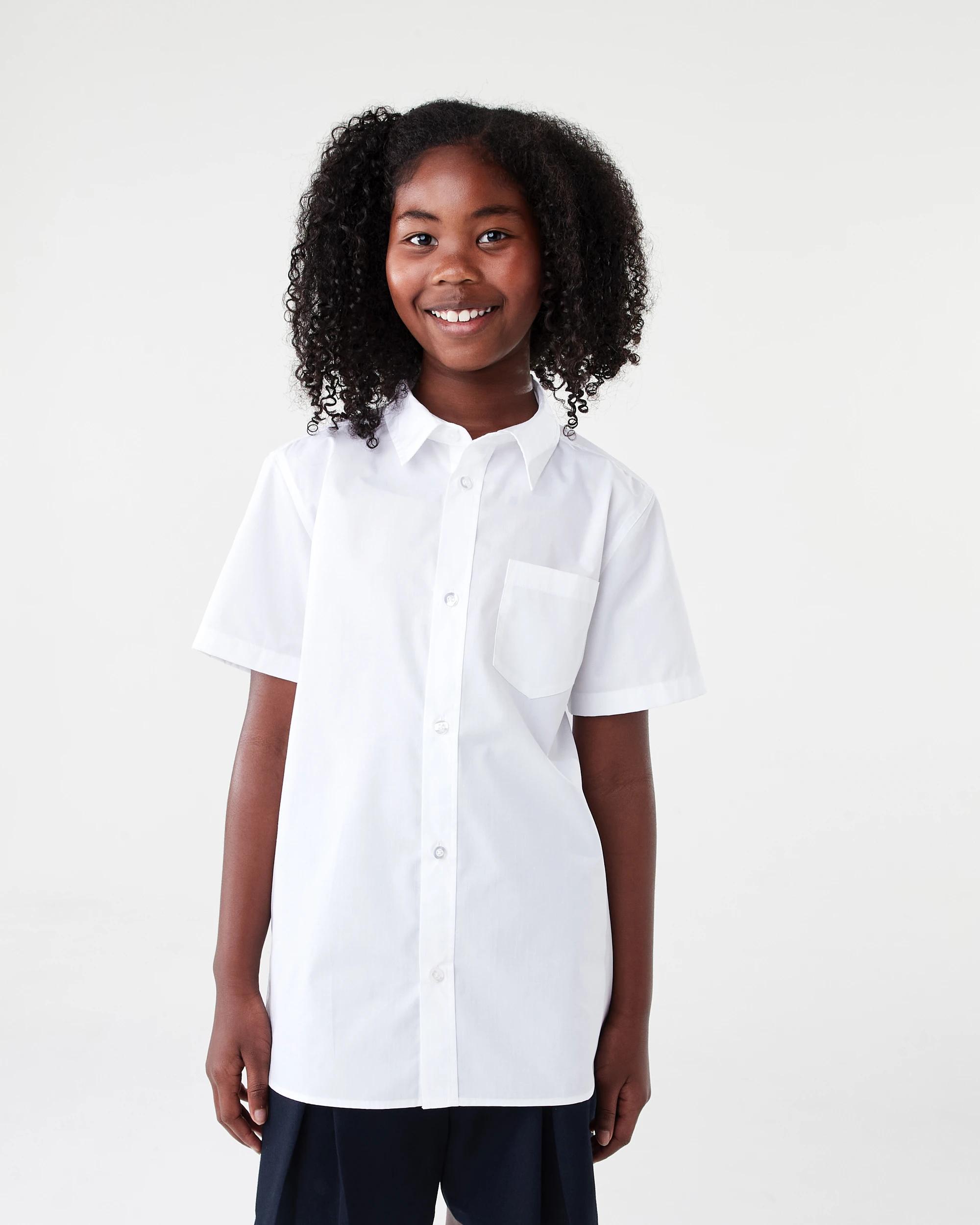 1 School Shirt White, 1 of 8