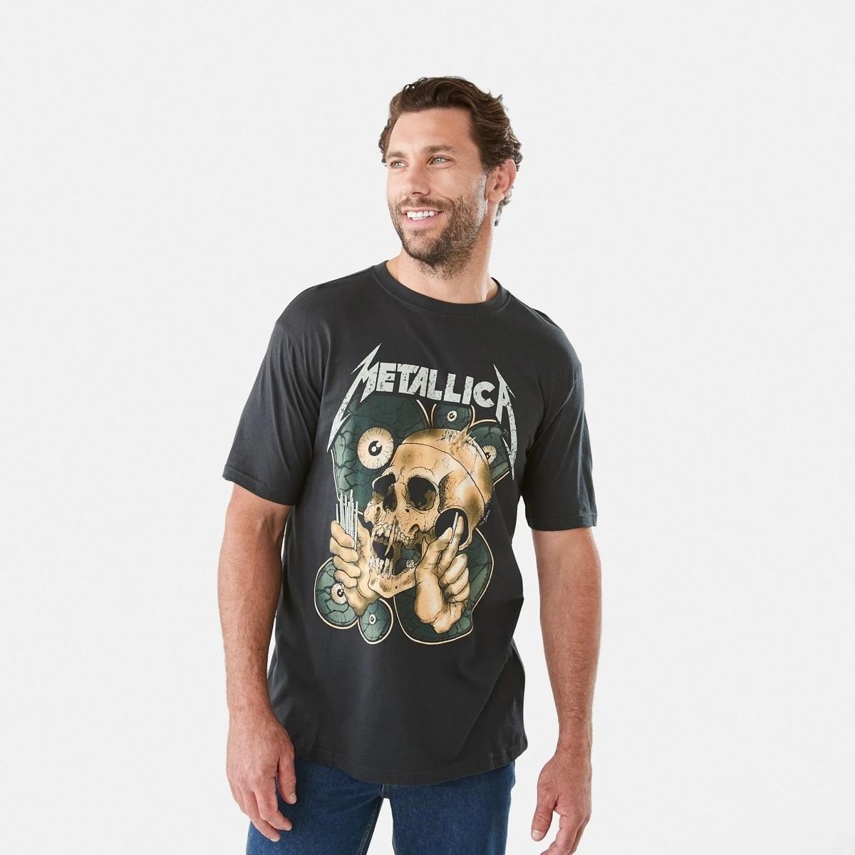1 Metallica License T-shirt Blk Oyster, 1 of 5