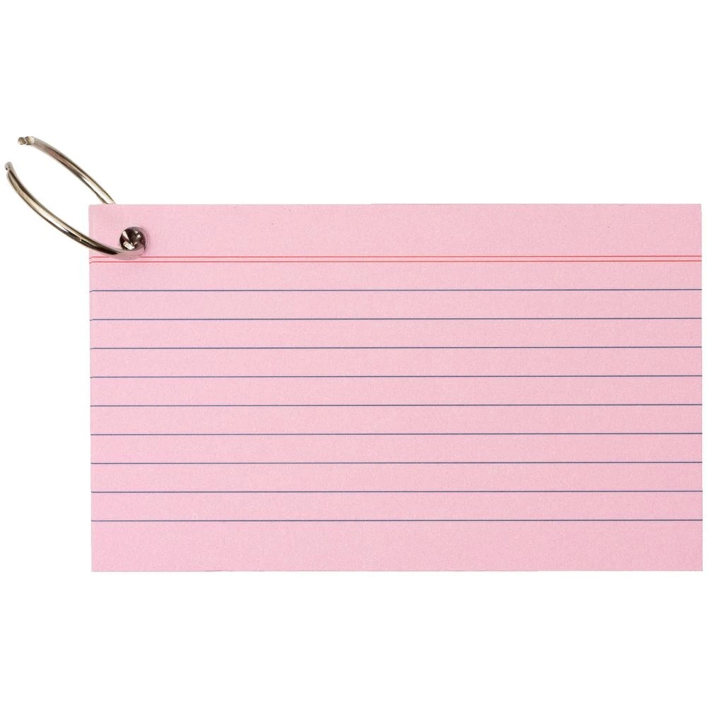 7 Studymate Study Cards Pastel Pink 50 Sheets, 7 of 9