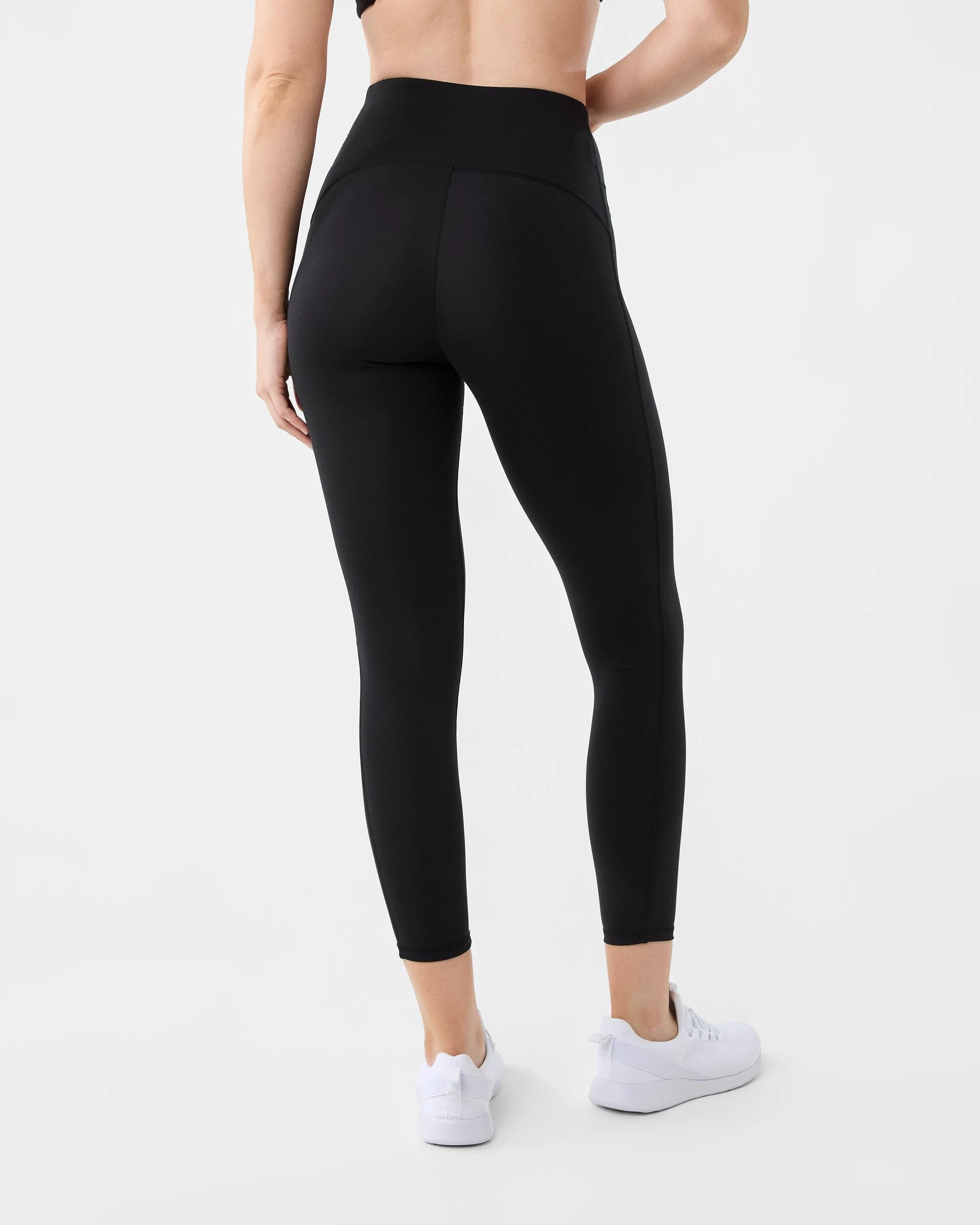3 Active Womens Ultrasoft Leggings Black, 3 of 6