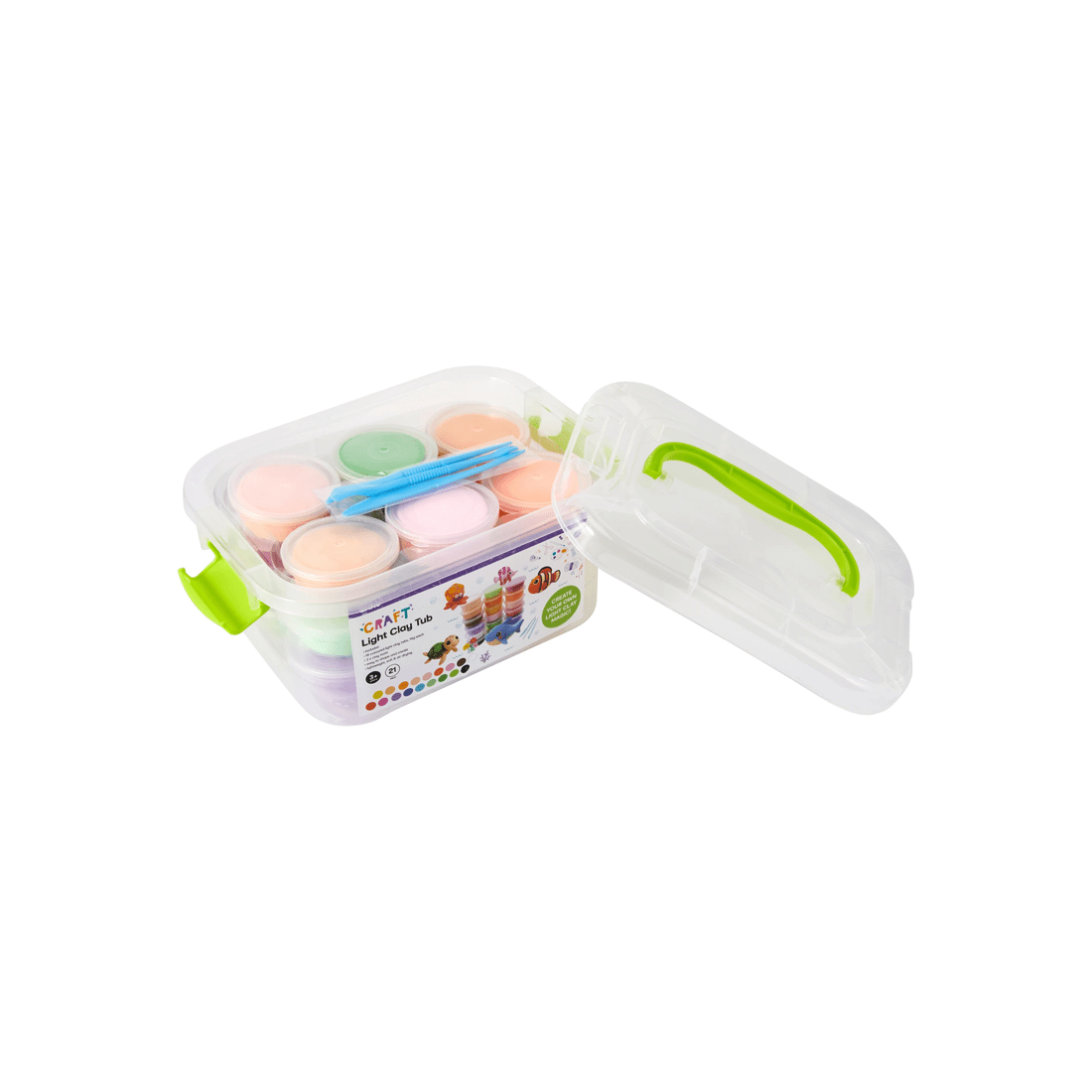 3 21 Pack Light Clay Tub, 3 of 5