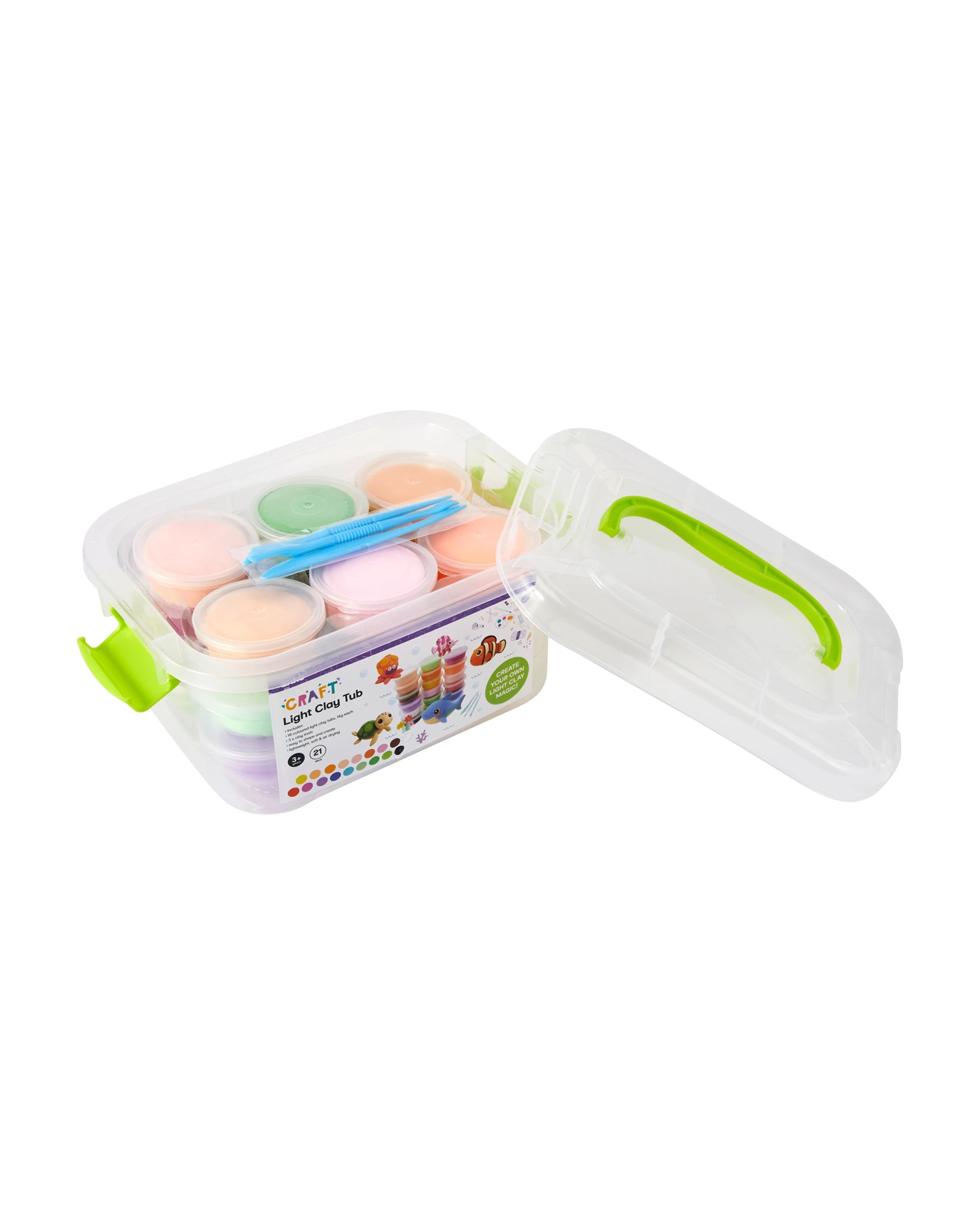 3 21 Pack Light Clay Tub, 3 of 5