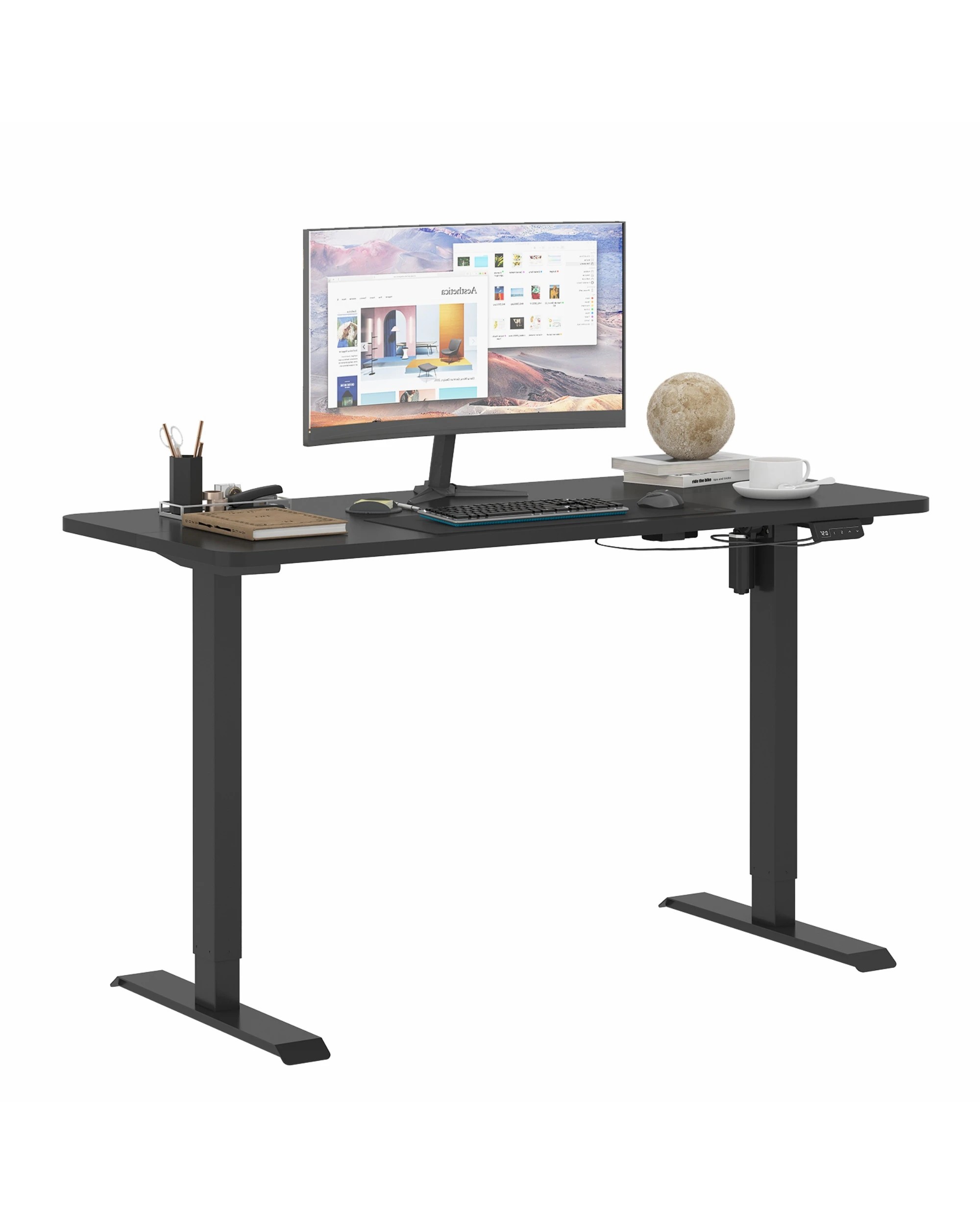 3 Advwin Electric Standing Desk Adjustable Height Ergonomic - Black, 3 of 3