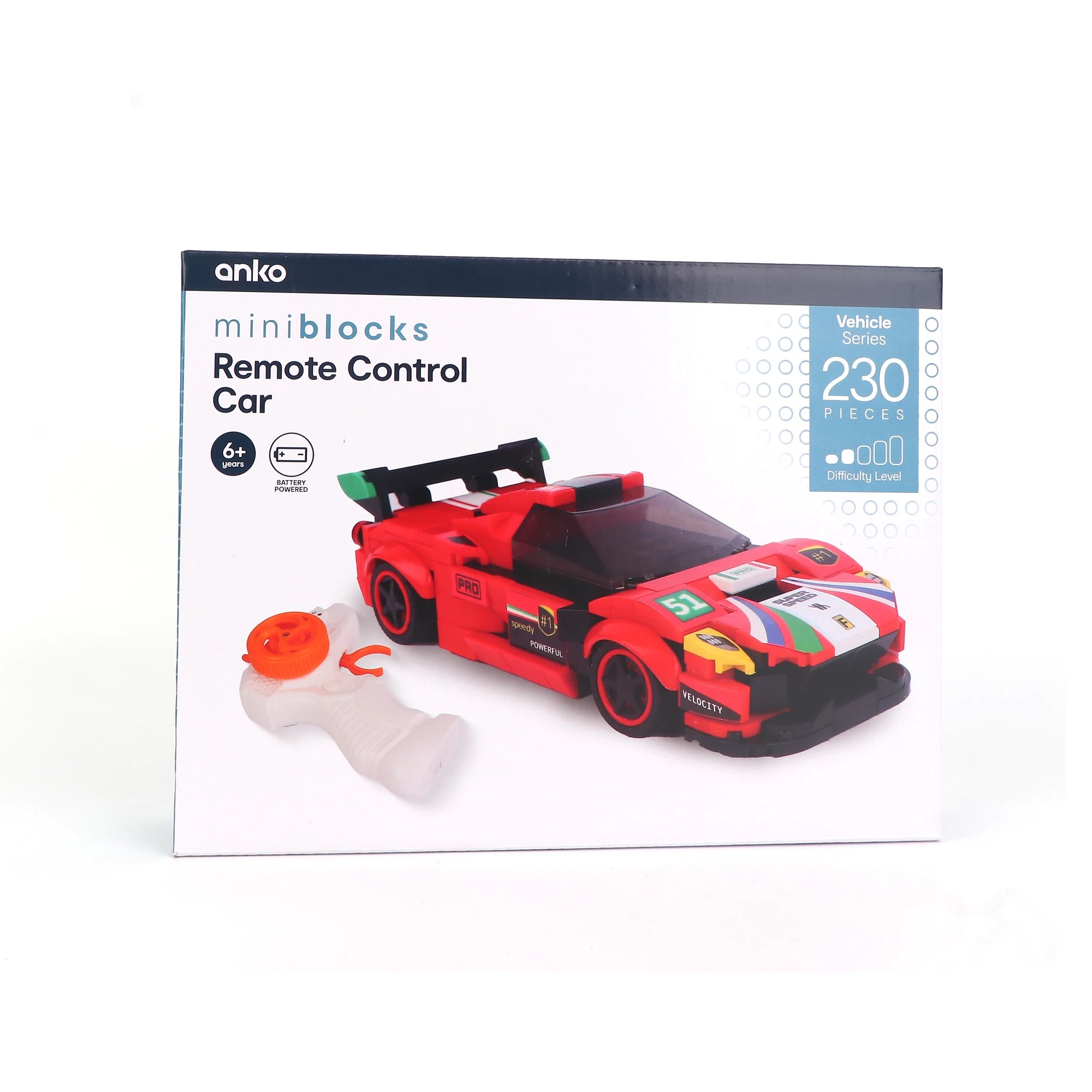1 230 Piece Mini Blocks Vehicle Series: Remote Control Car, 1 of 5