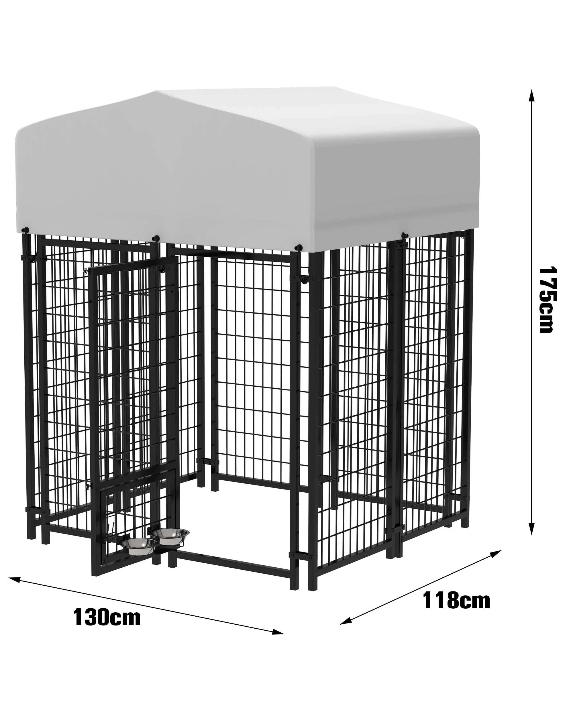 9 Advwin Dog Kennel Pet Playpen Large House Pet Run Cage Dog Cage Crate, 9 of 9
