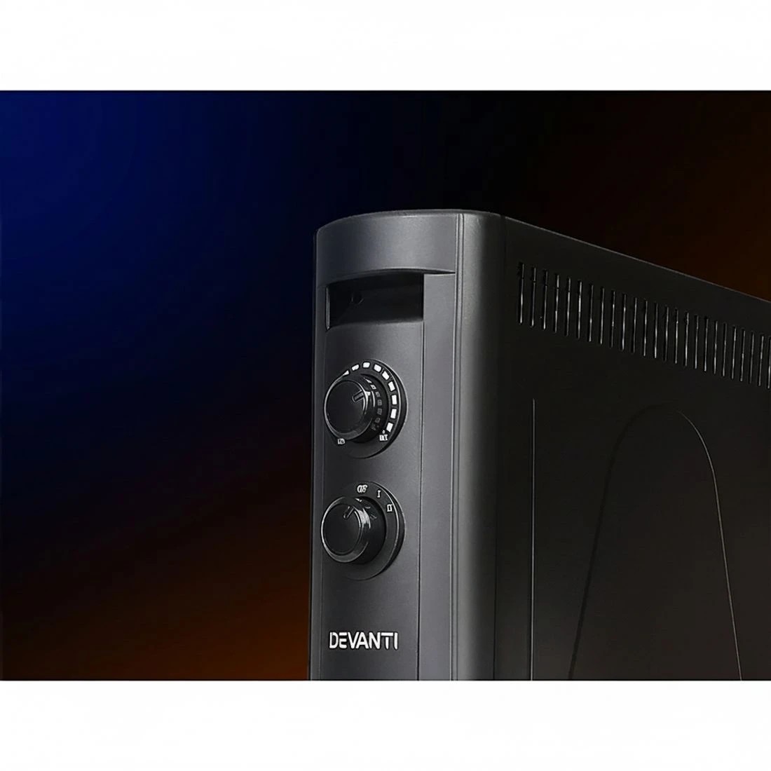 5 Devanti 2200W Infra Heater Radiant Heaters - Black, 5 of 7