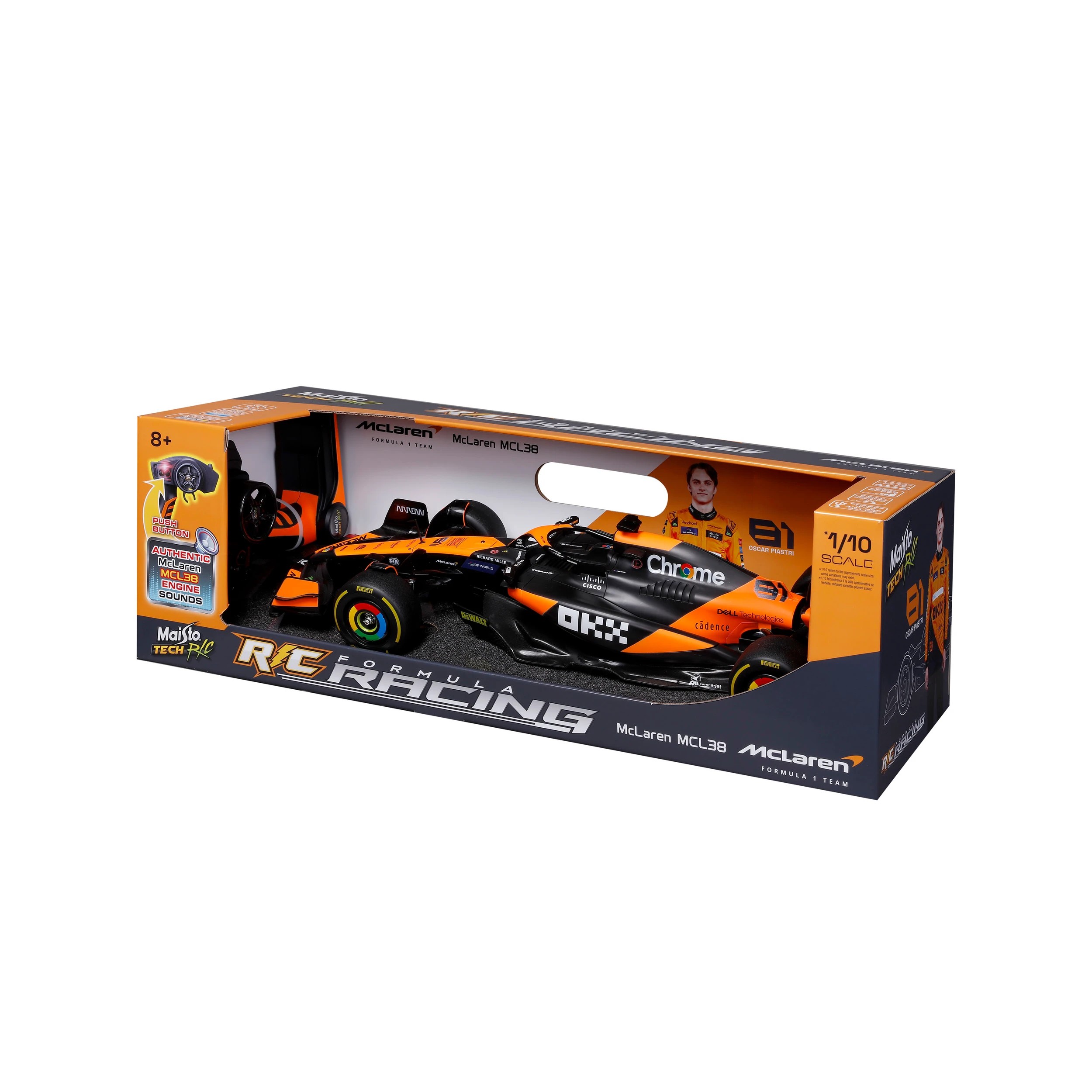 3 1:10 RC Formula Racing McLaren MCL38 Car, 3 of 6