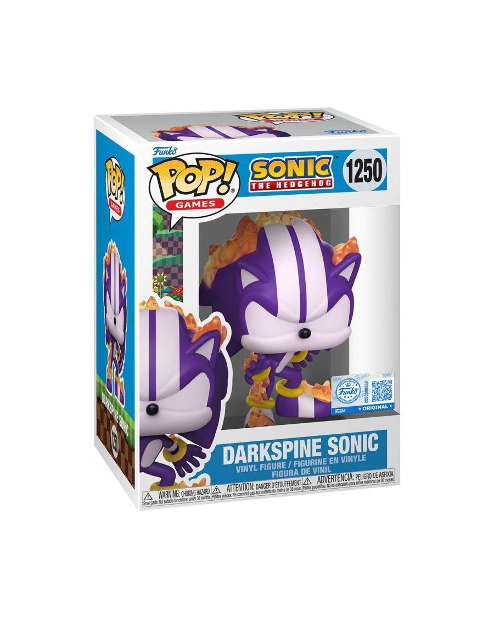 3 Sonic The Hedgehog Darkspine Sonic Funko POP! Vinyl, 3 of 3