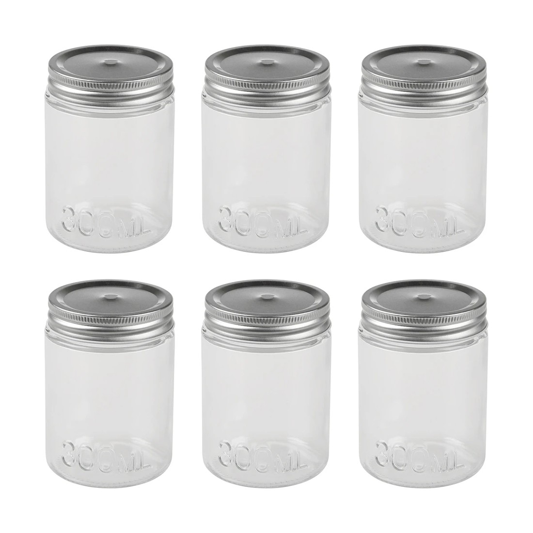 1 6 Preserving Jars - 300ml, 1 of 4