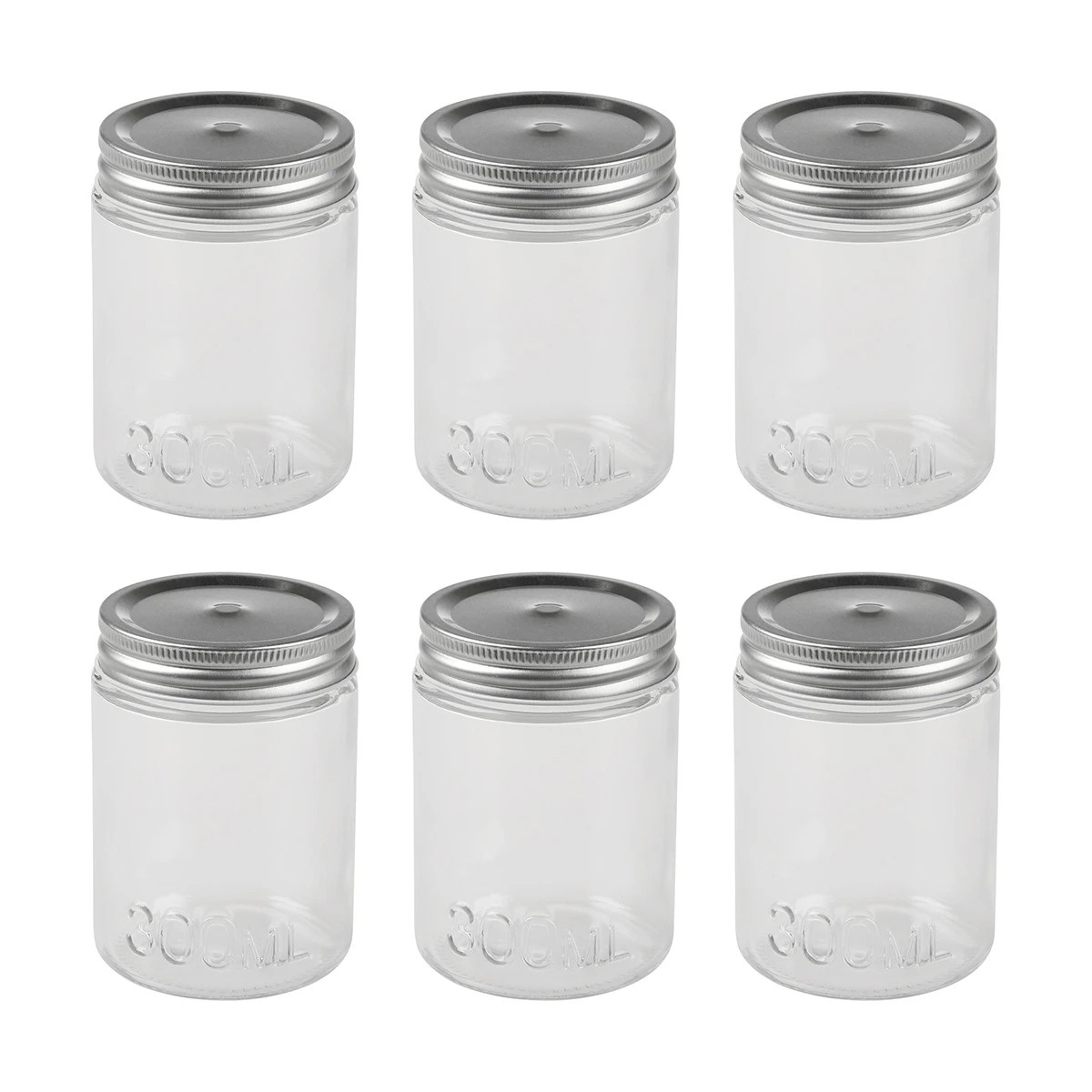 1 6 Preserving Jars - 300ml, 1 of 4