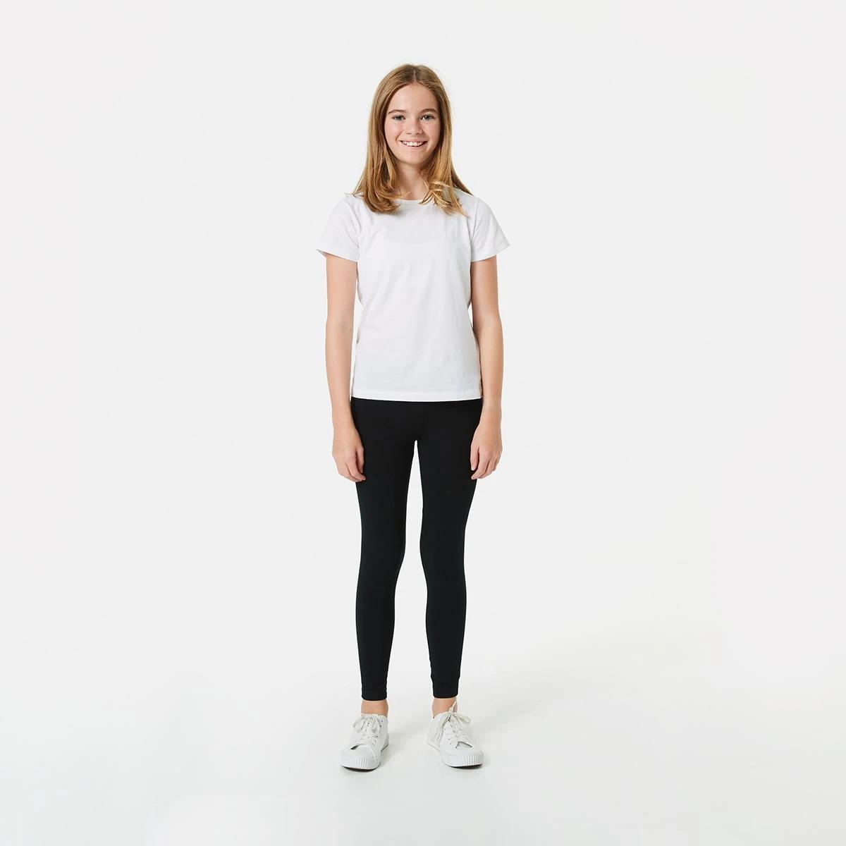 5 Plain Full Length Leggings BLACK, 5 of 8