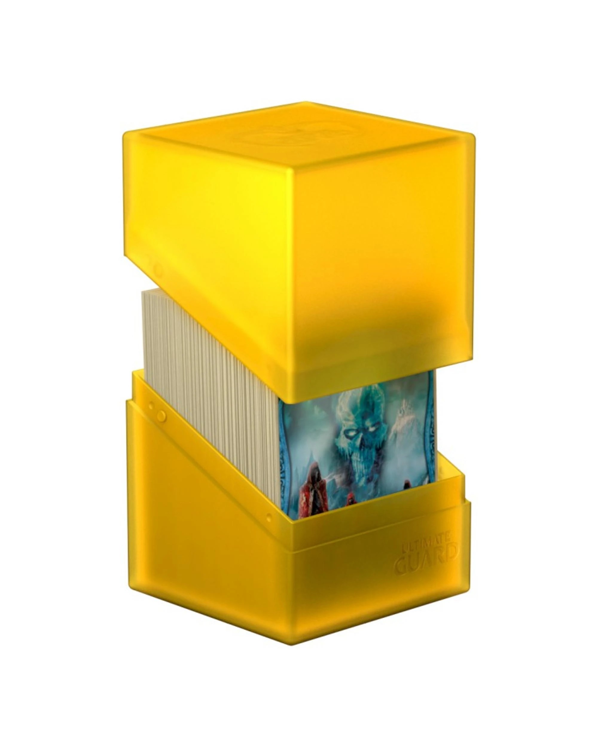 3 Ultimate Guard Boulder 100+ Deck Case - Amber, 3 of 6