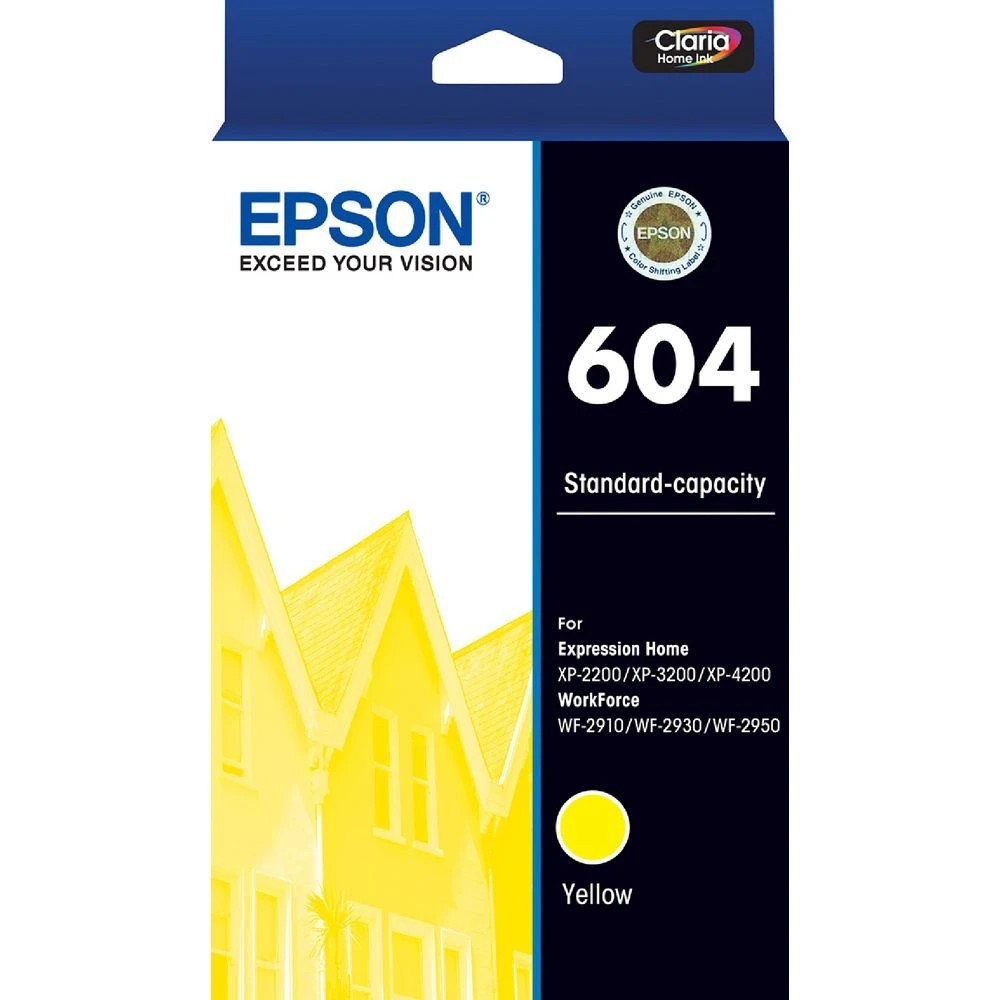 1 Epson 604 Ink Cartridge Yellow, 1 of 1
