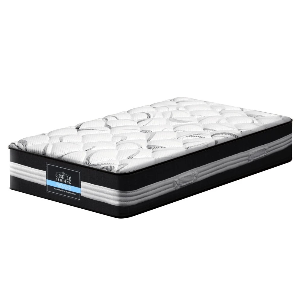 1 Giselle Bedding 30cm Mattress Medium Firm King Single - King Single Bed - Multi, 1 of 7