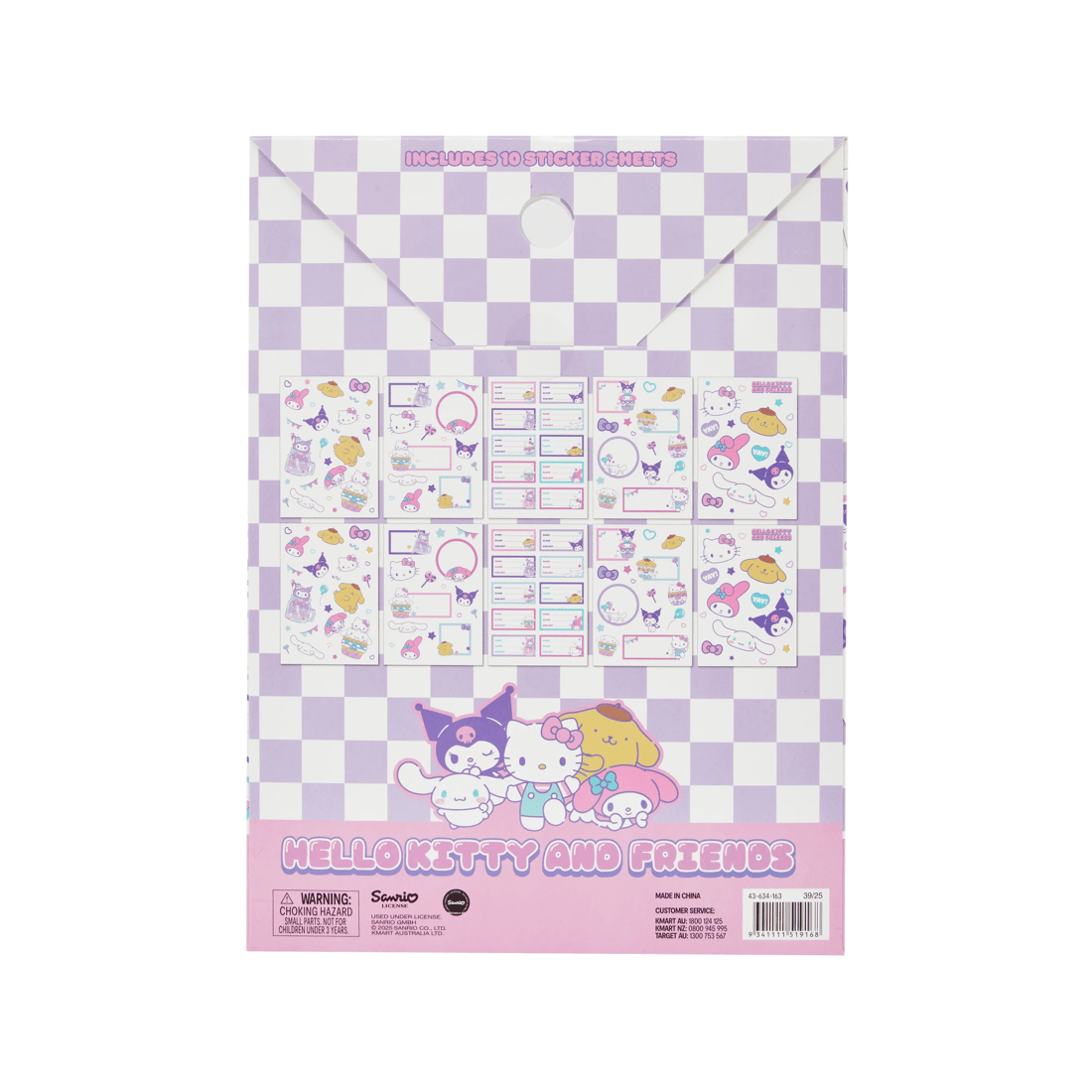 3 Hello Kitty and Friends Sticker Pack, 3 of 3