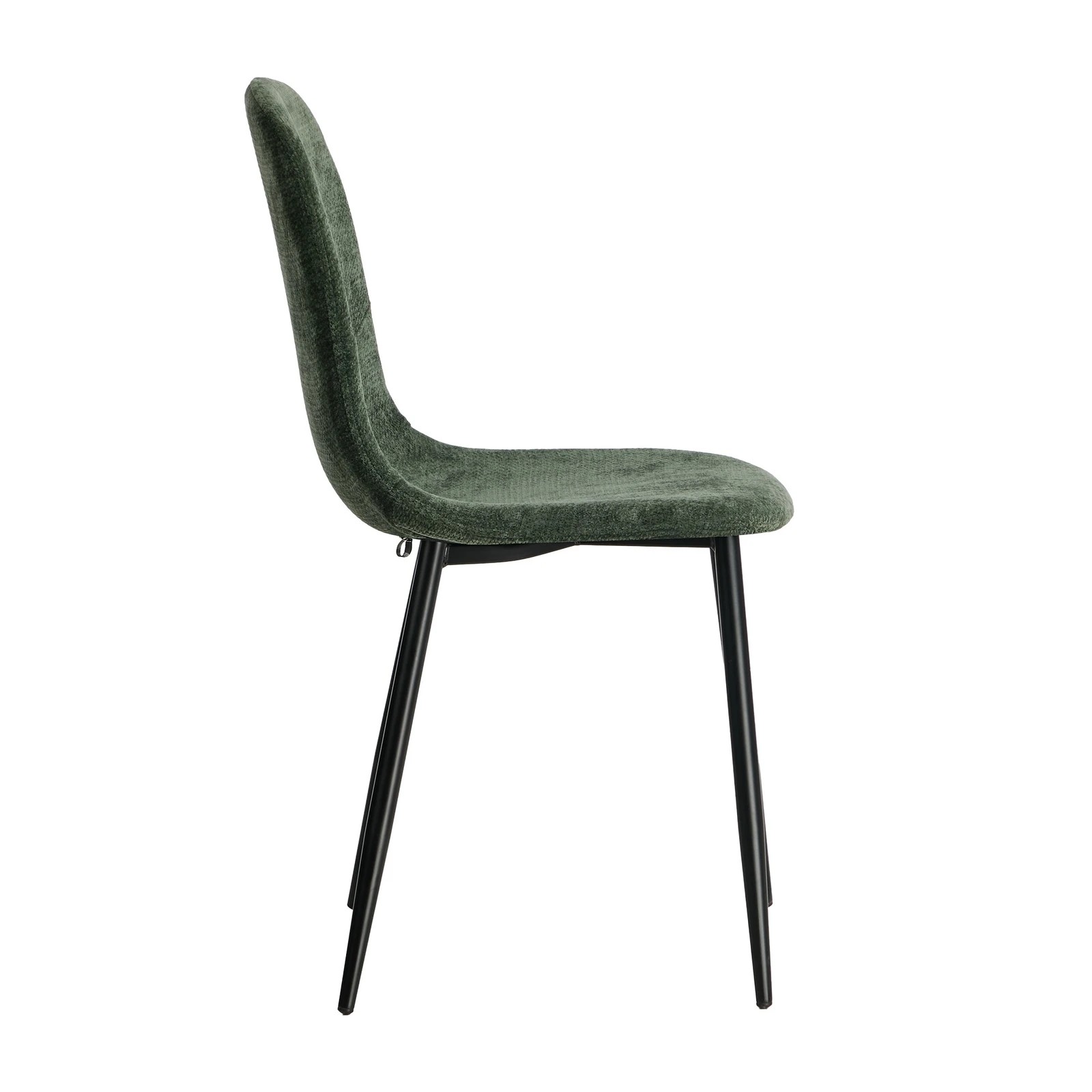7 Oikiture 2x Dining Chairs Kitchen Accent Chair Lounge Room Chenille - Green, 7 of 9